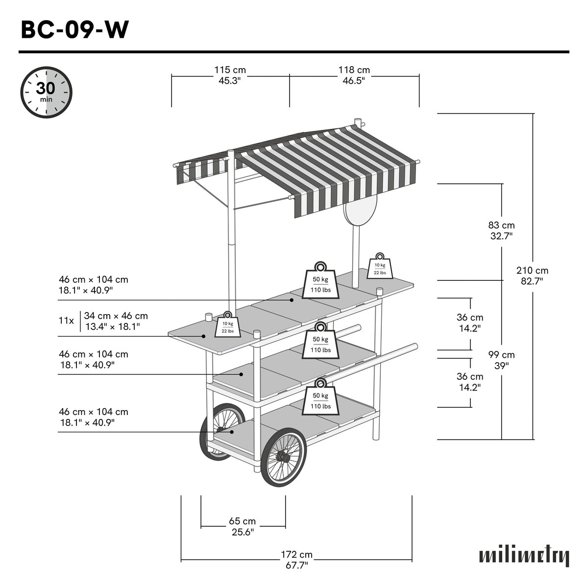 BC-09-W-ML dimensions