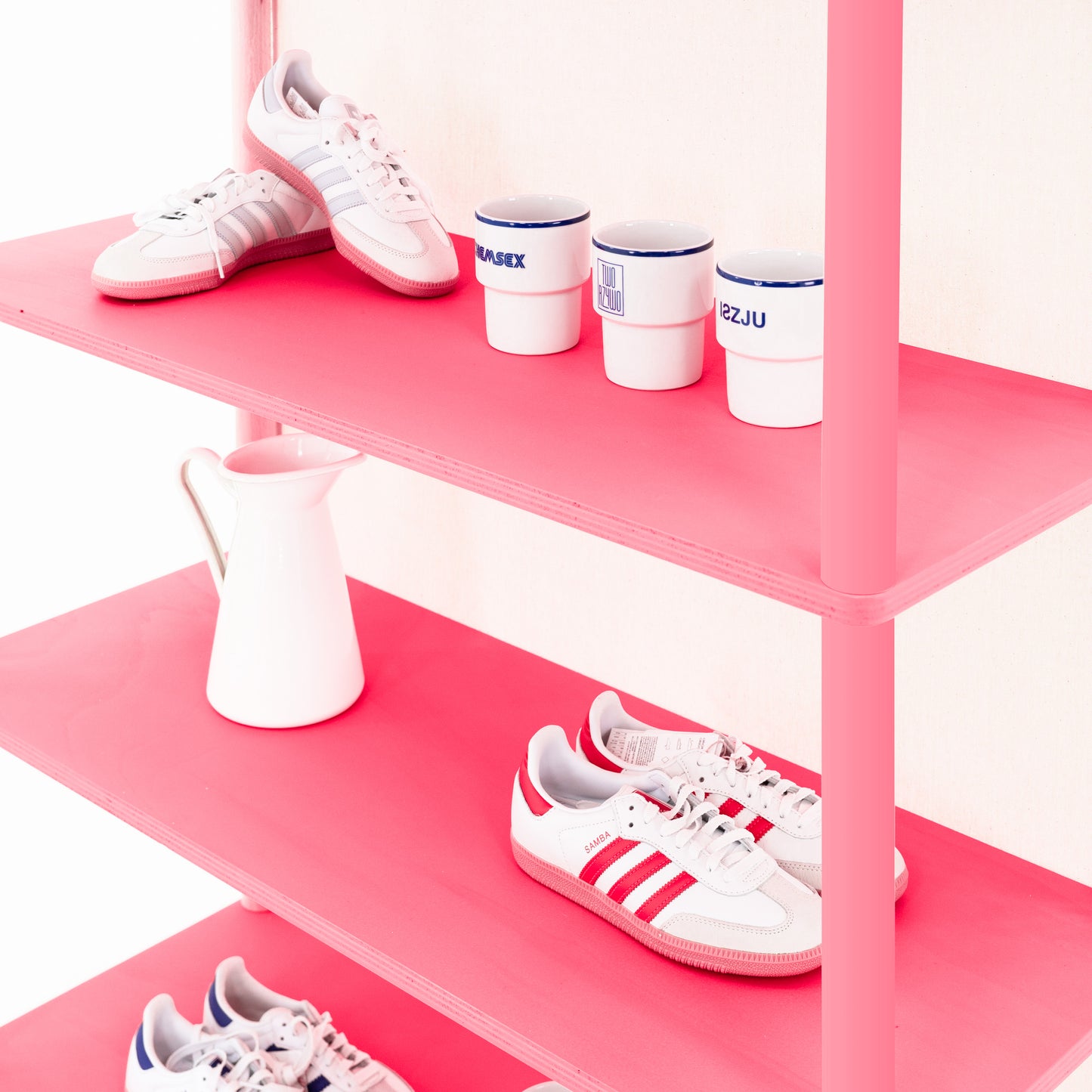 Double shelving unit BS-02-A-ML | custom color