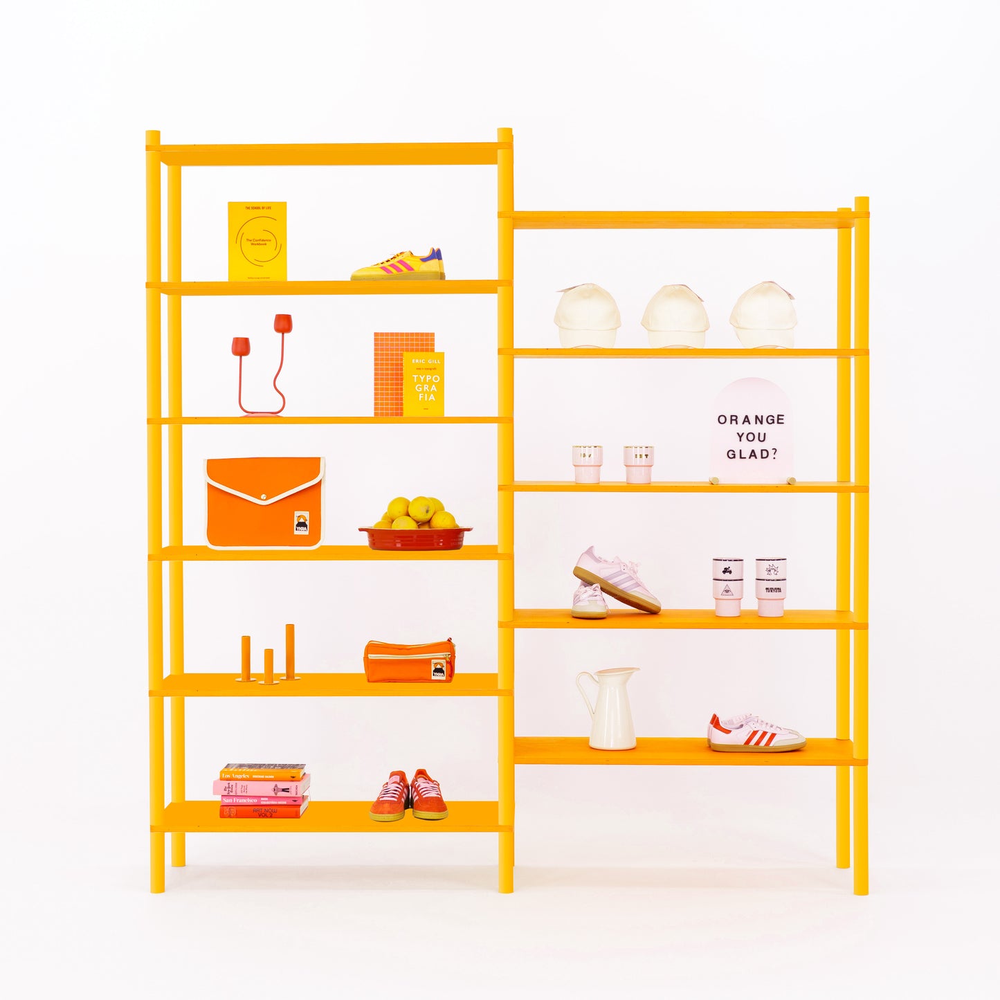 Double shelving unit BS-02-A-ML | custom color