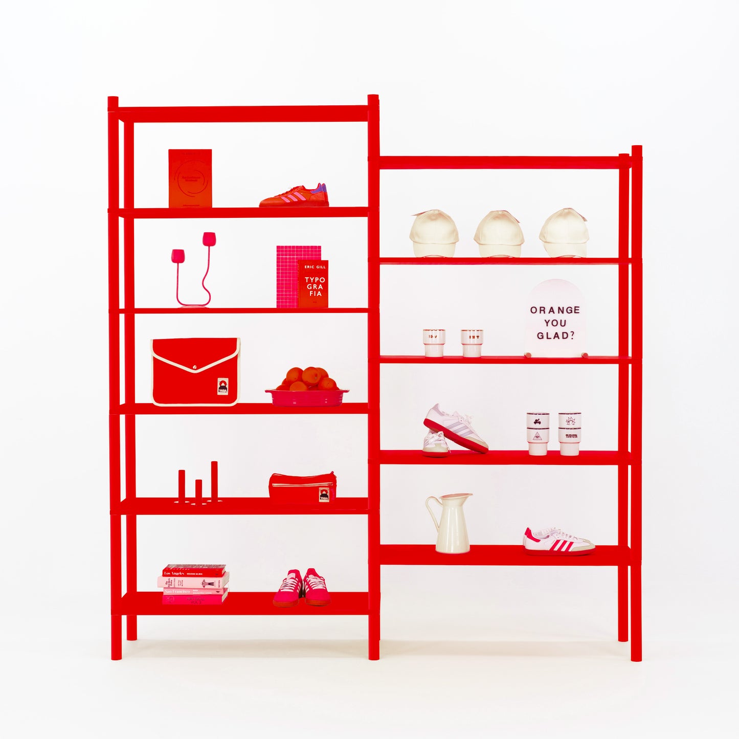 Double shelving unit BS-02-A-ML | custom color