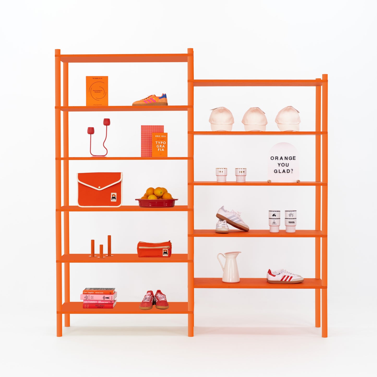 Double shelving unit BS-02-A-ML | custom color