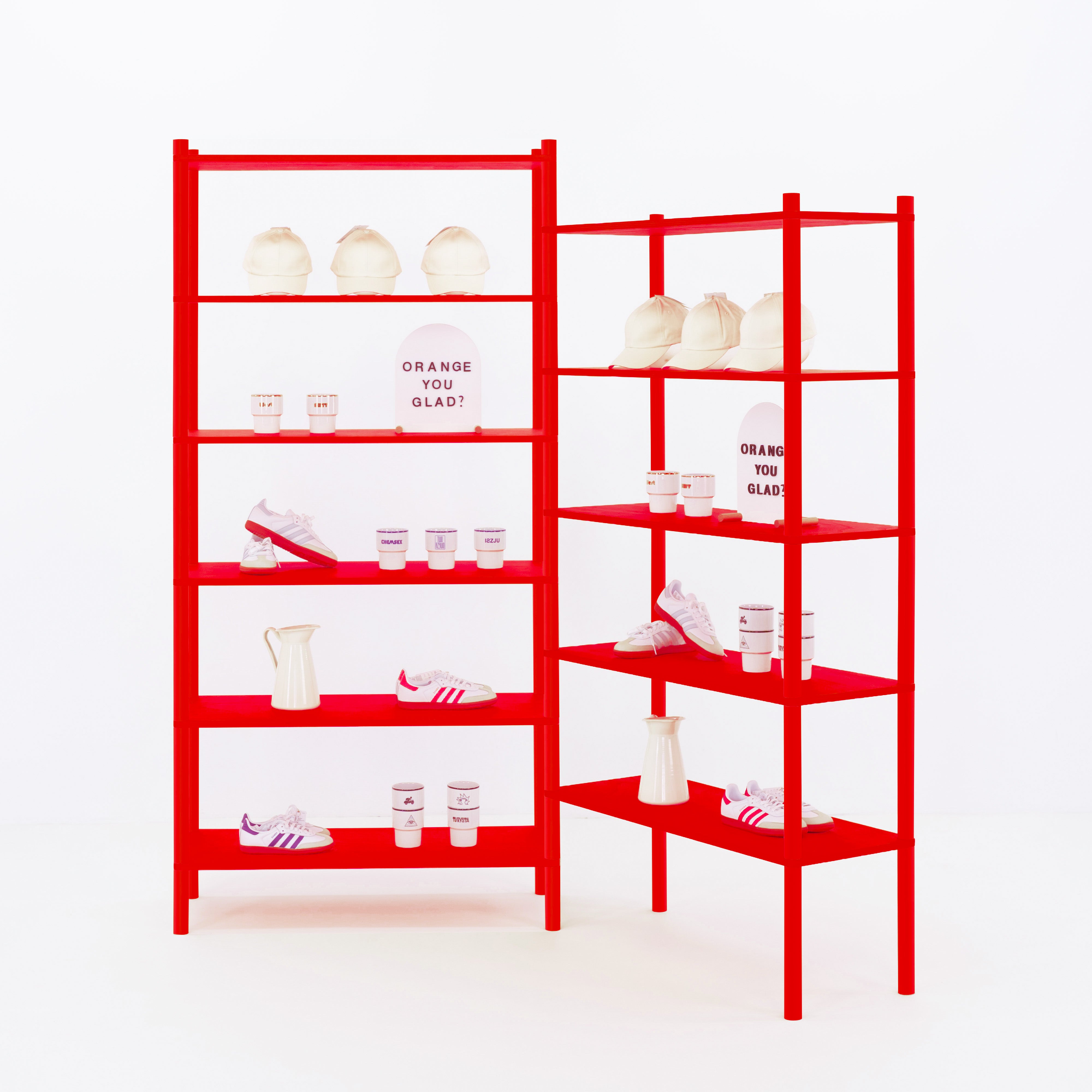 Modular Corner Display Shelf – Customizable Retail Fixture | Milimetry