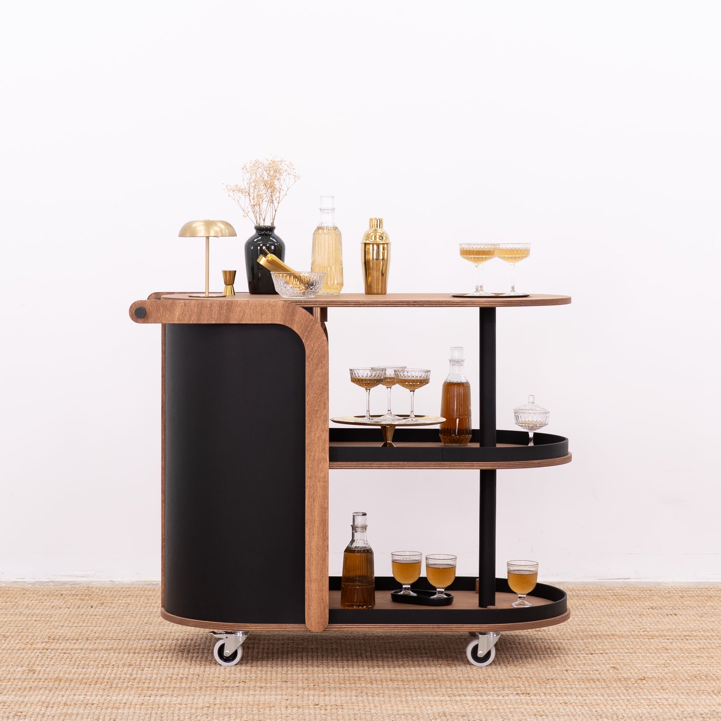 Hospitality and catering cart designed for guest experiences