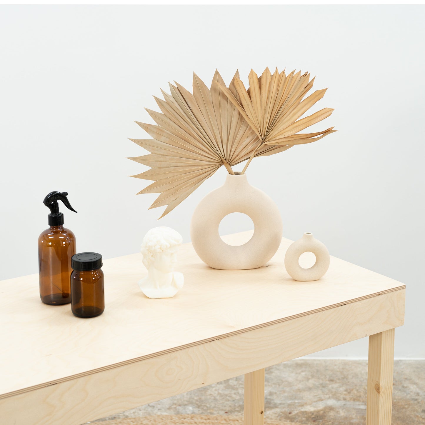 SAMPLE SALE | A set of two display nesting tables VC-05-NT, perfect as a craft show display, store tiered display table