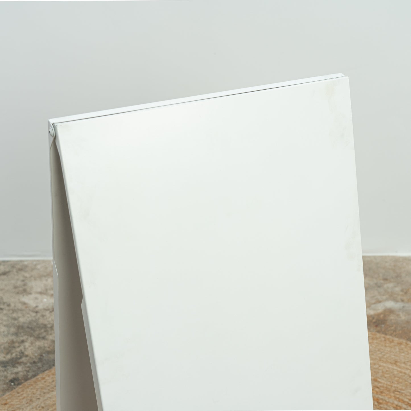 MUSTERVERKAUF | Outdoor-A-Frame-Board SB-B-WT, Metall-Sandwich-Board, für Restaurants, Geschäfte, Veranstaltungen