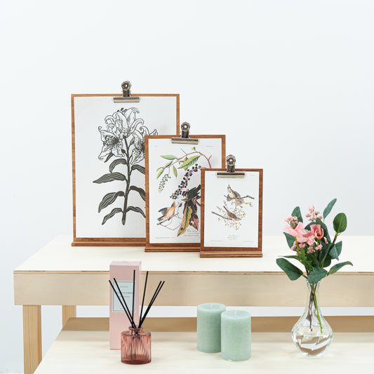 clipboard sign stand set for displaying menus and price lists