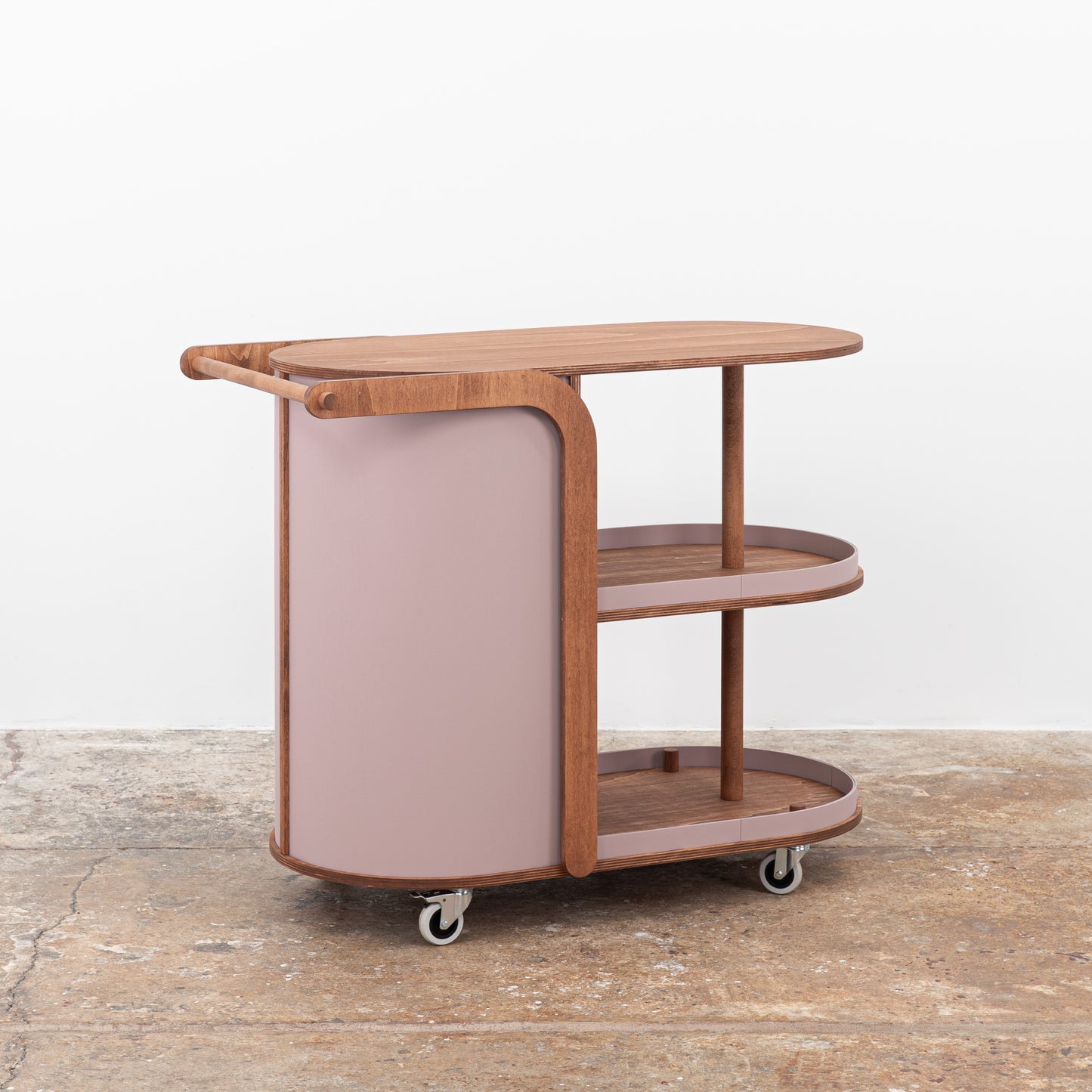 Customizable service cart with full-color RAL/NCS finish