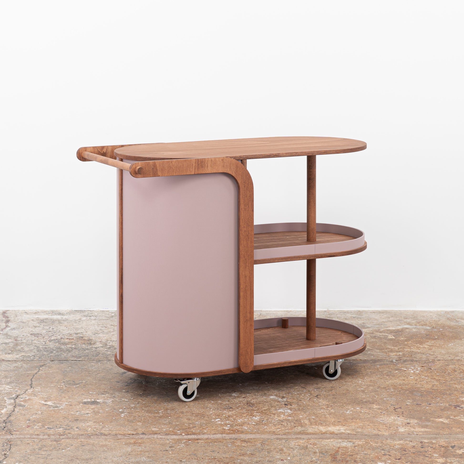 Customizable service cart with full-color RAL/NCS finish