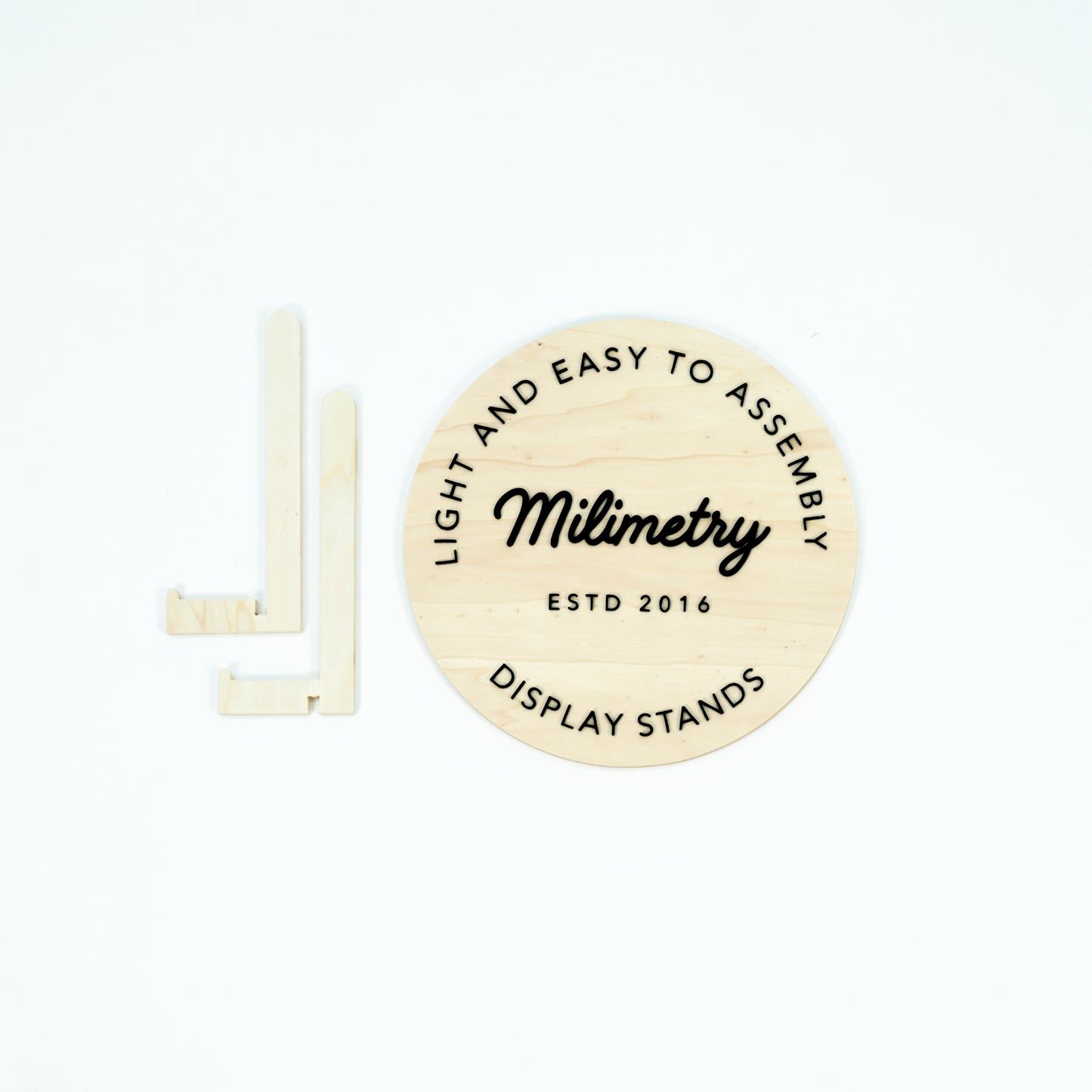 Personalized wooden logo sign VAS-07