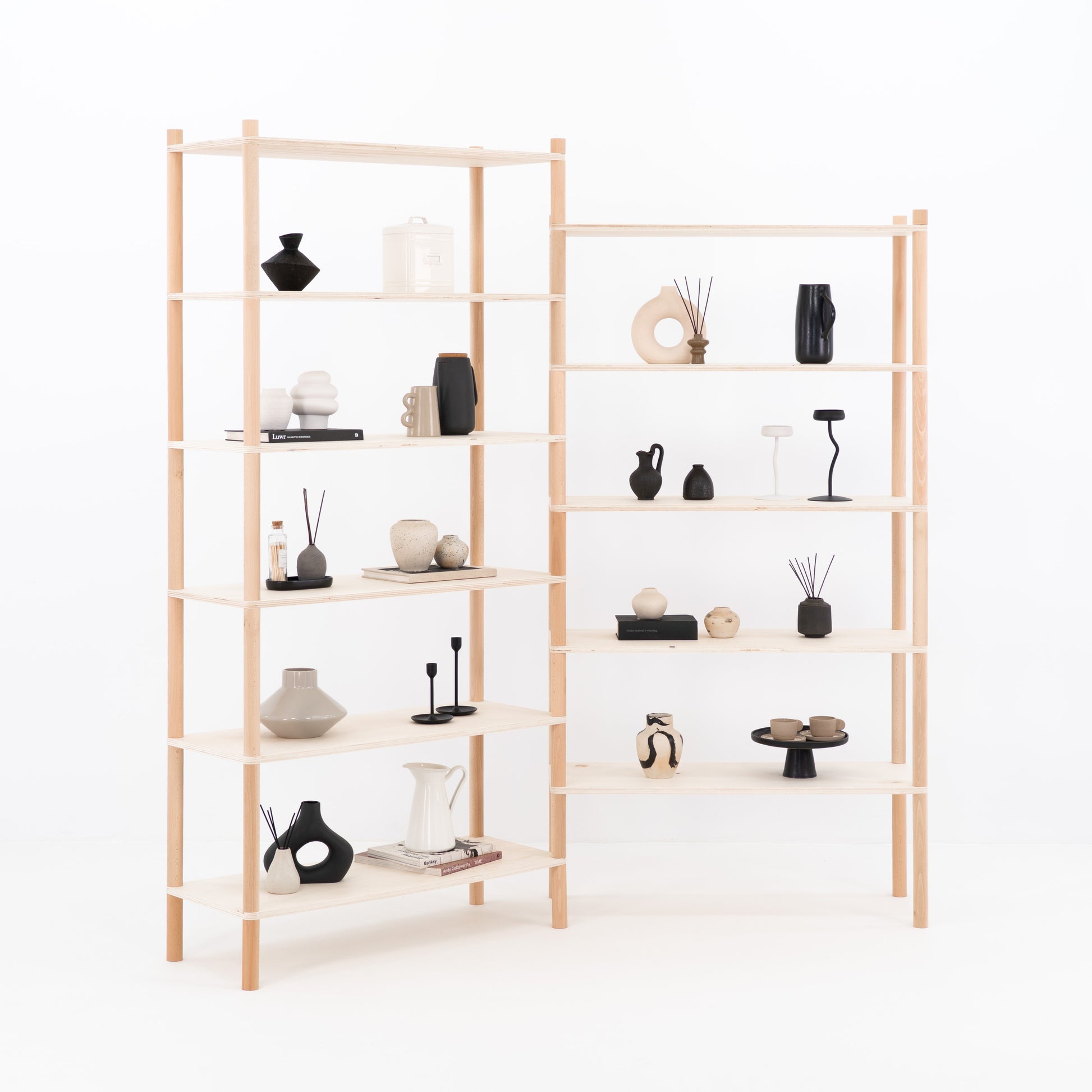 BAMBUK shelf – flat-pack retail furniture