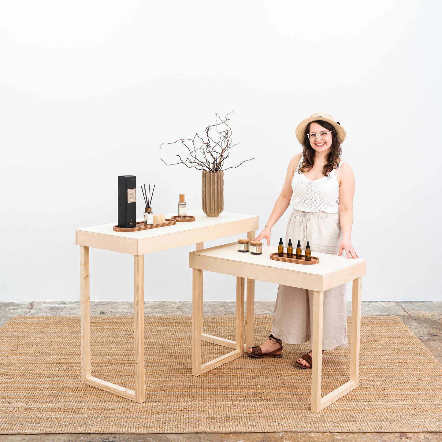 Nesting tables VC-15-NT | natural color