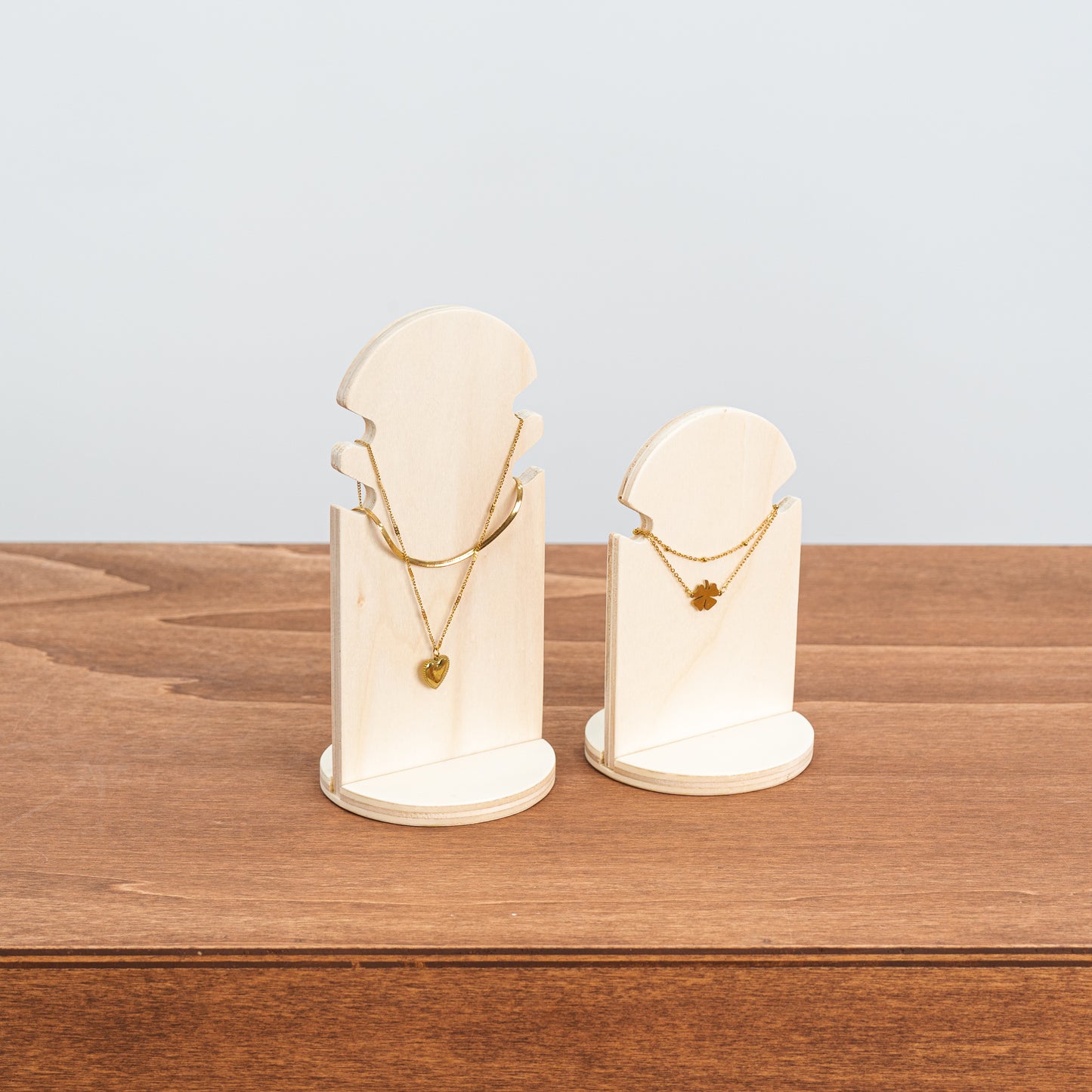 Set of 3 necklace displays VAB-07-NT | Jewelry display stands