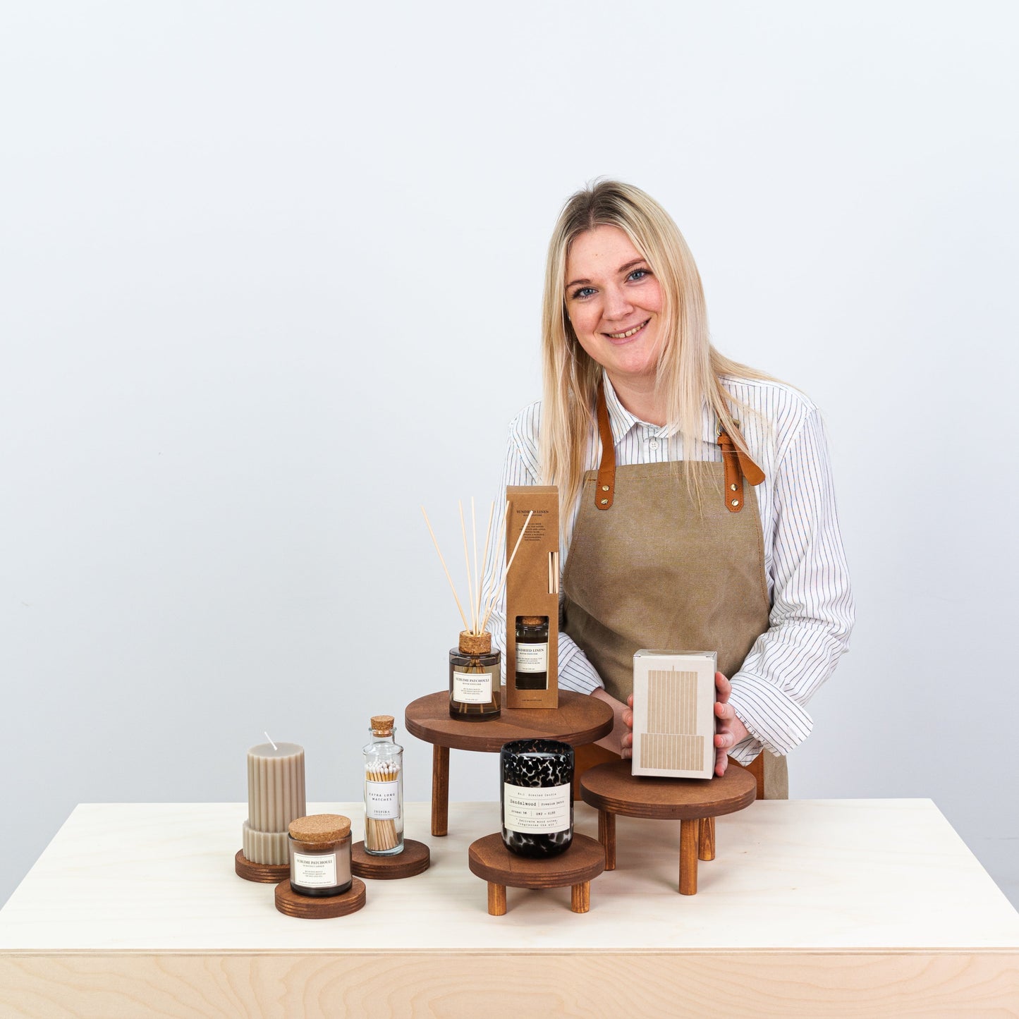 portable riser set for artisan markets and boutique counters