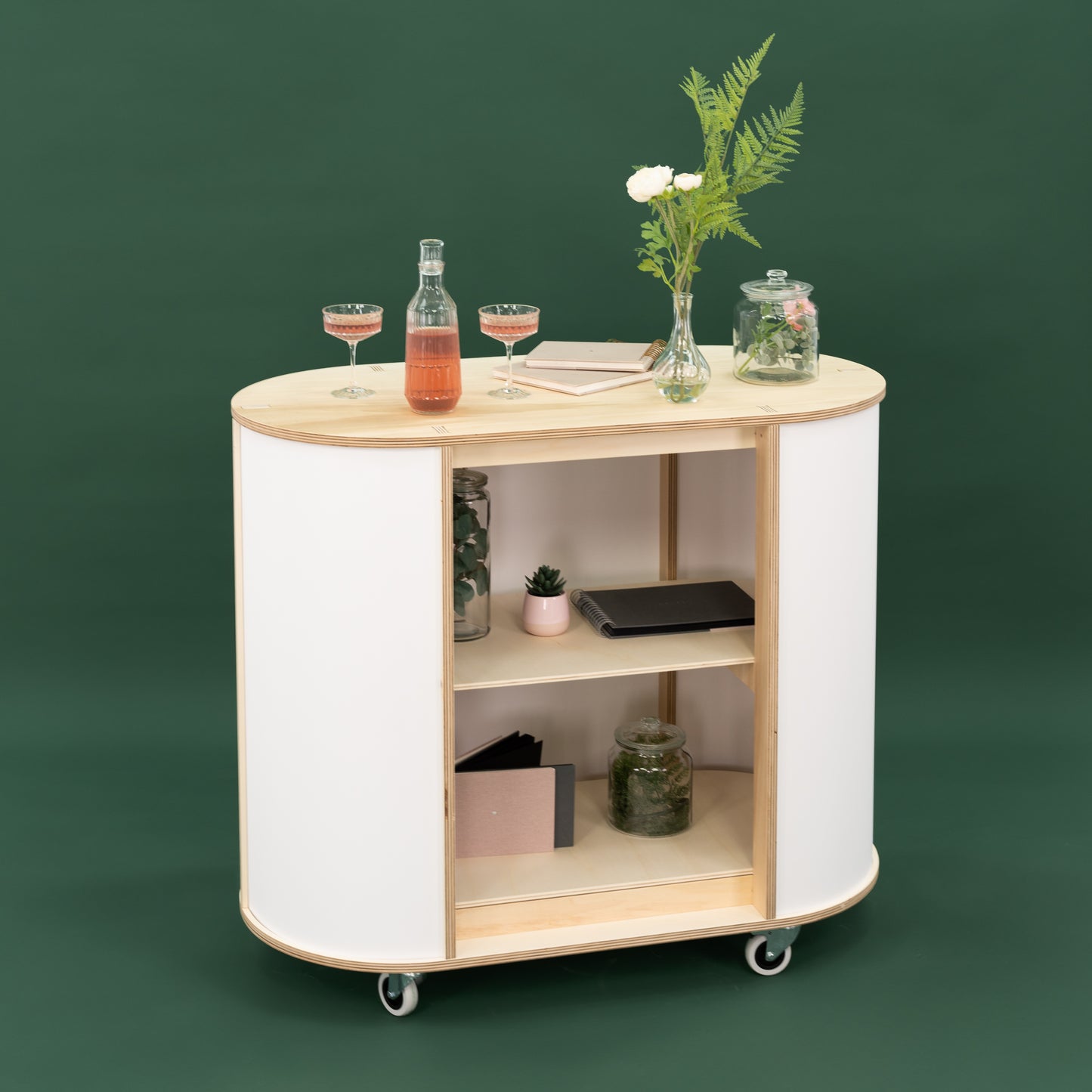 Event-ready VC-23-W-ML counter with clean design and logo space.