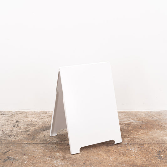 OUTLET | Metal outdoor sandwich board SB-A-WT | white color