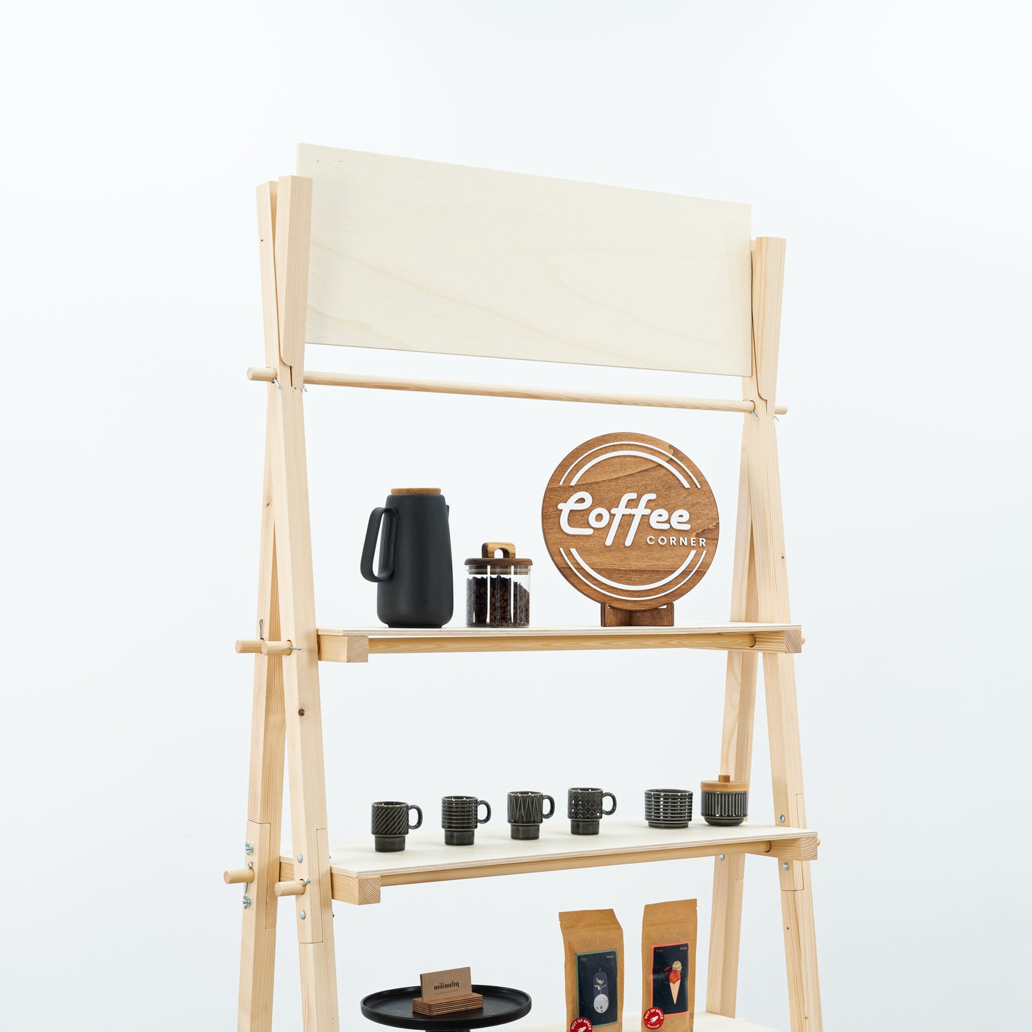 Personalized wooden logo sign VAS-07
