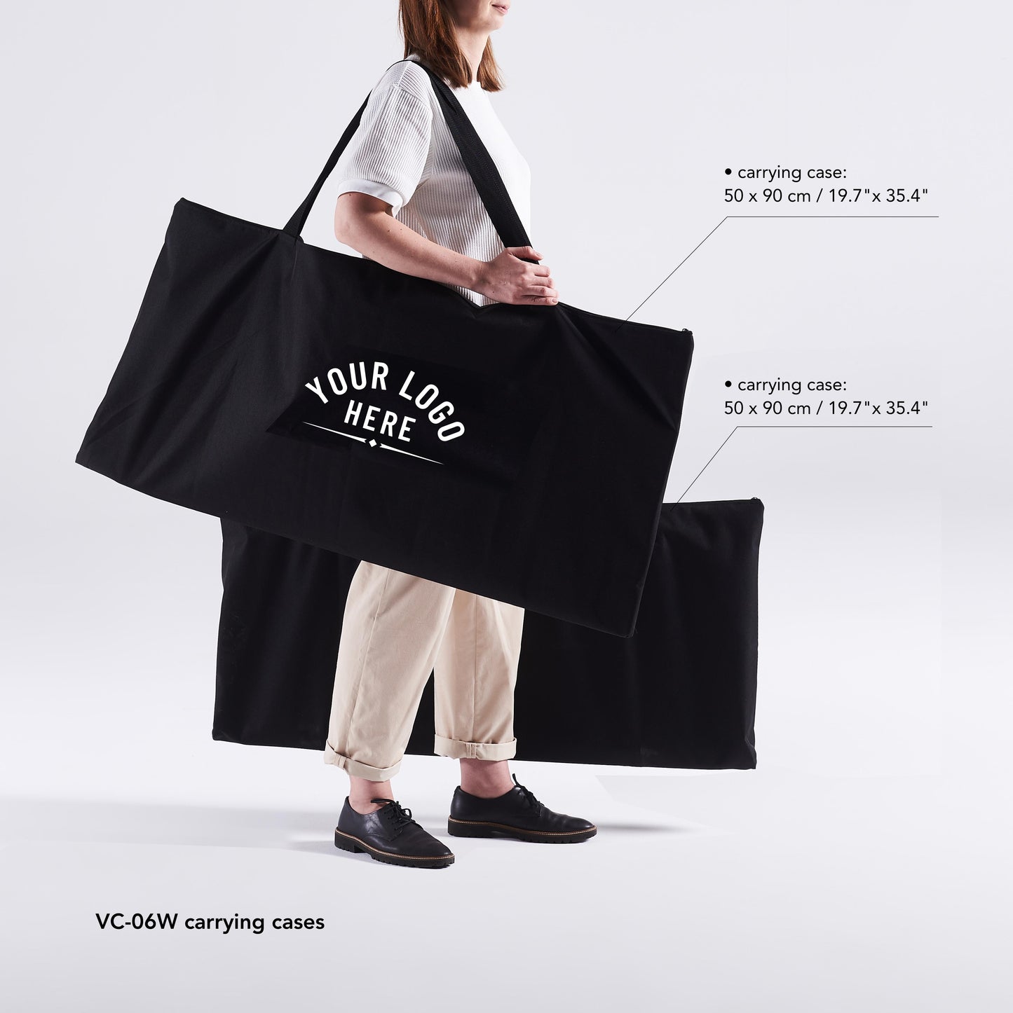 Support hôte, support de caisse VC-06-W-BL | personnalisé | avec étagère intérieure, support d'hôtesse, kiosque