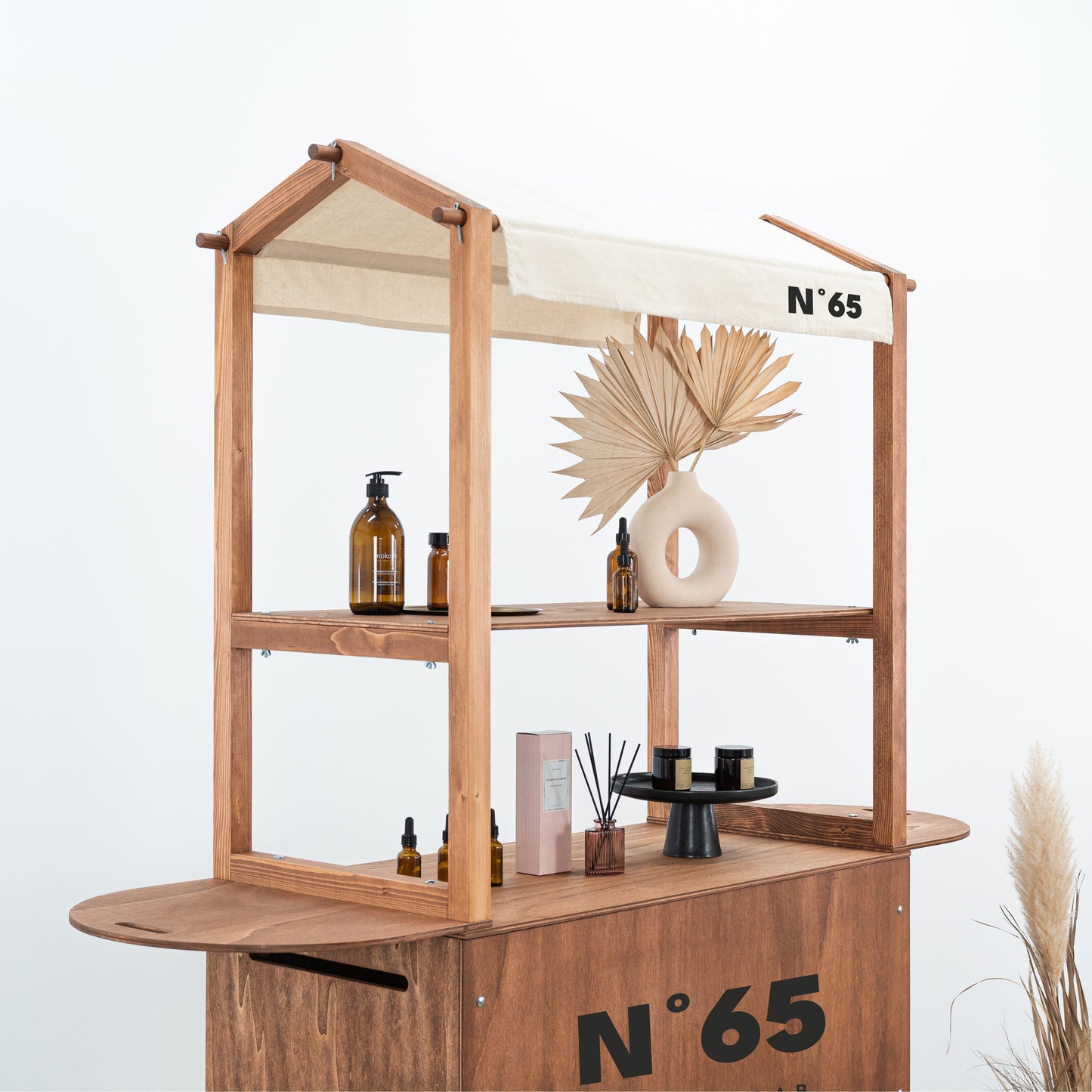 Bar mobile VC-12-W-CF | couleur café
