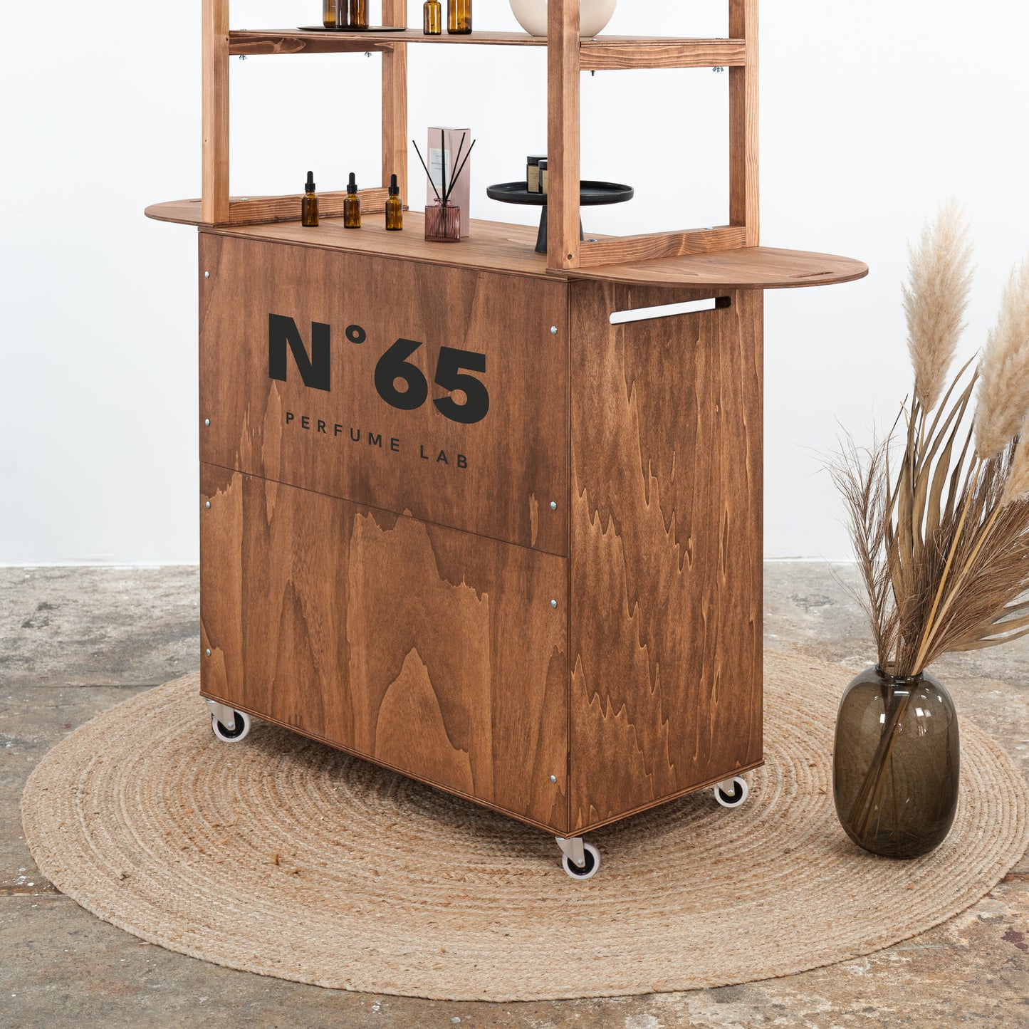 Bar mobile VC-12-W-CF | couleur café