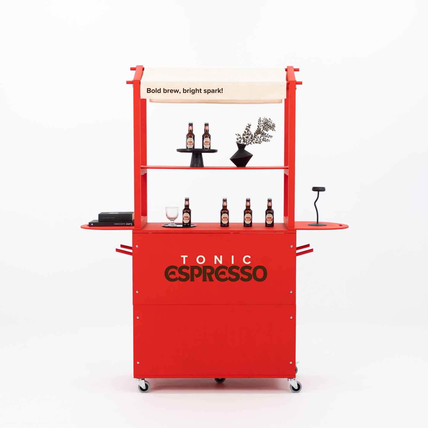 Customizable Mobile bar VC-12-W-ML | custom color