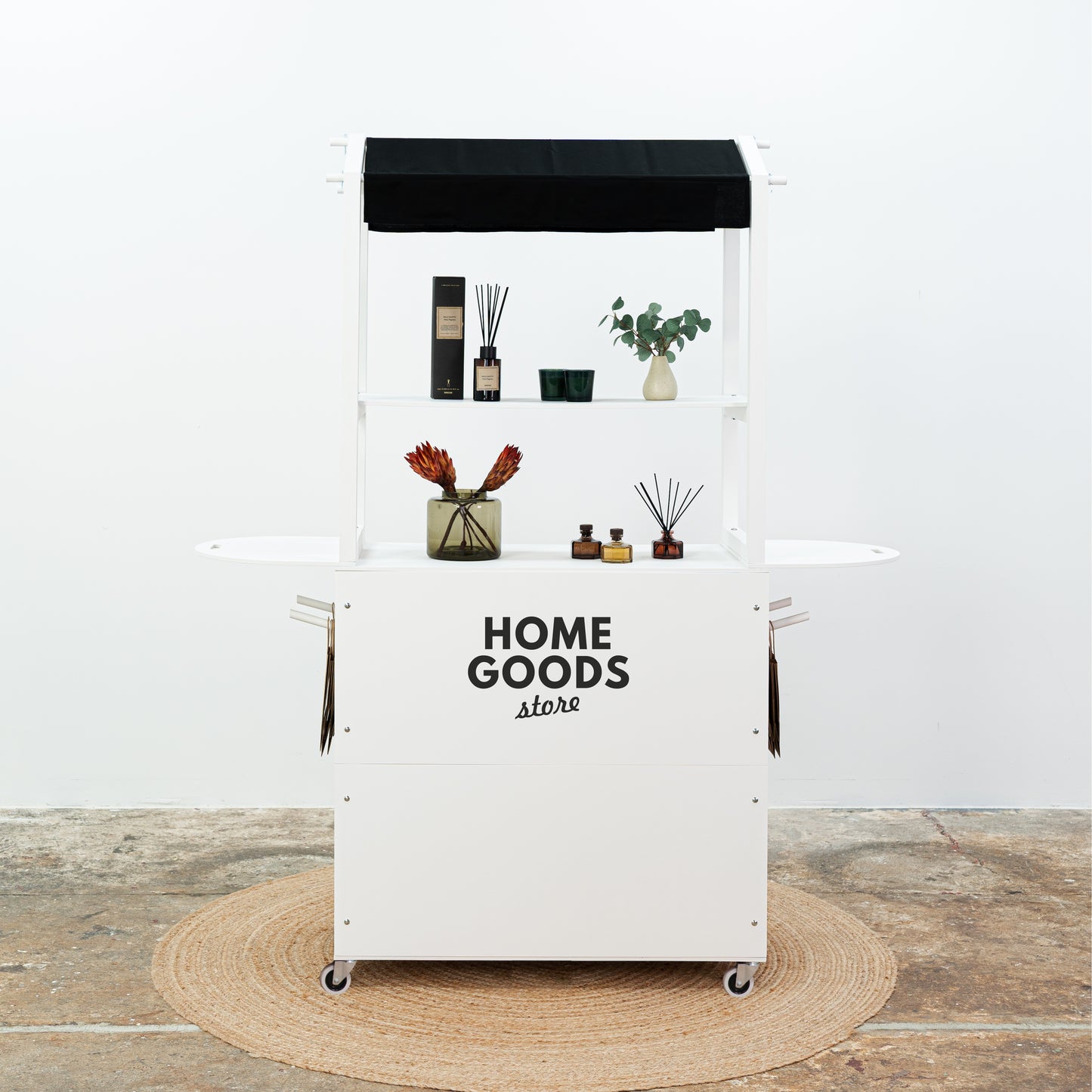 Bar mobile VC-12-W-WT | couleur blanche