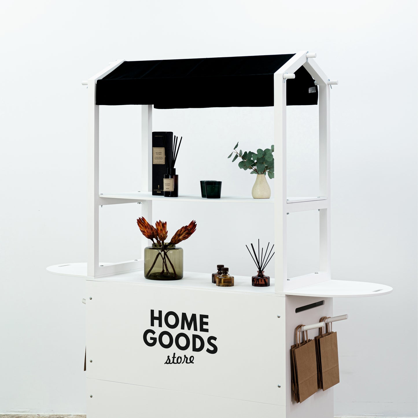 Bar mobile VC-12-W-WT | couleur blanche