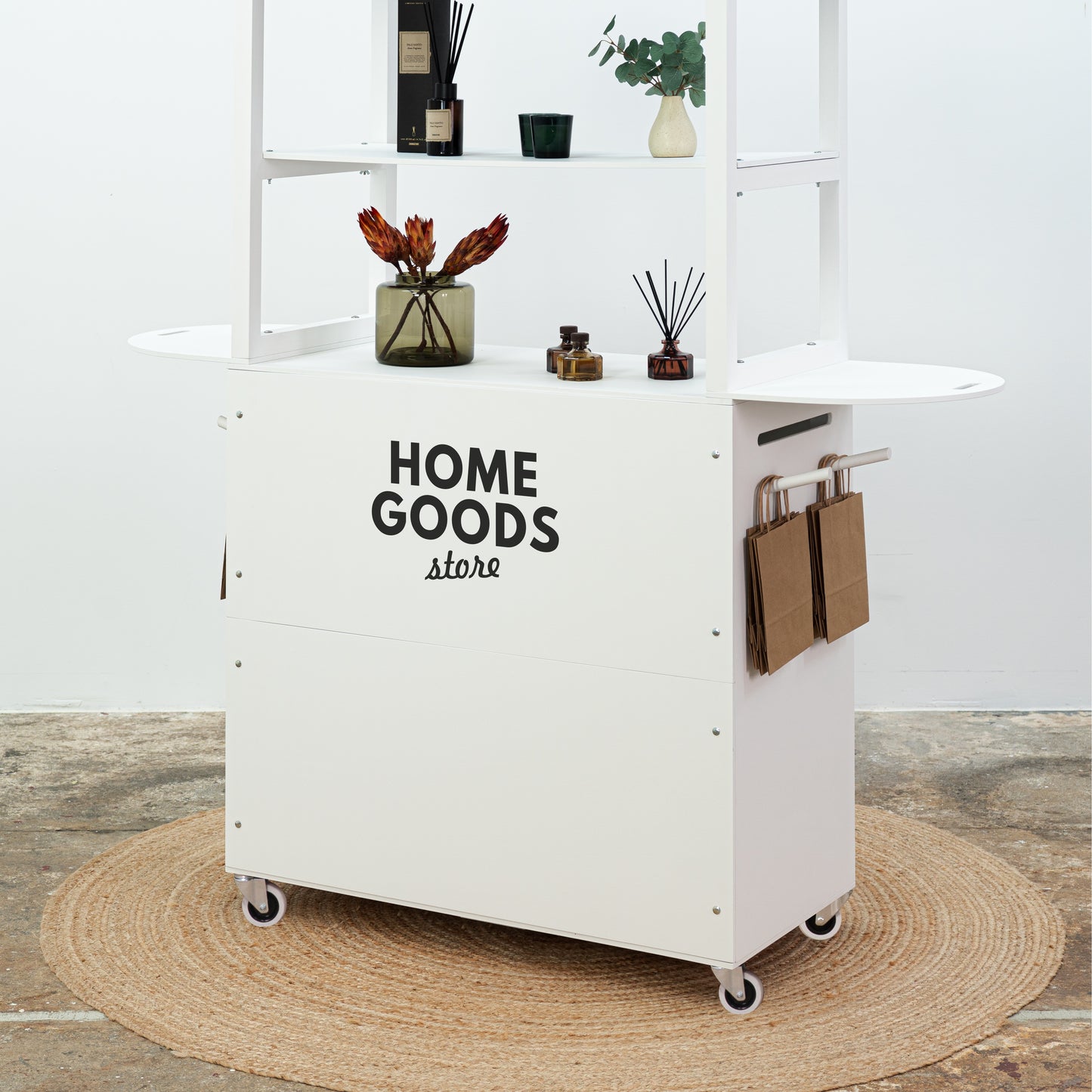 Bar mobile VC-12-W-WT | couleur blanche
