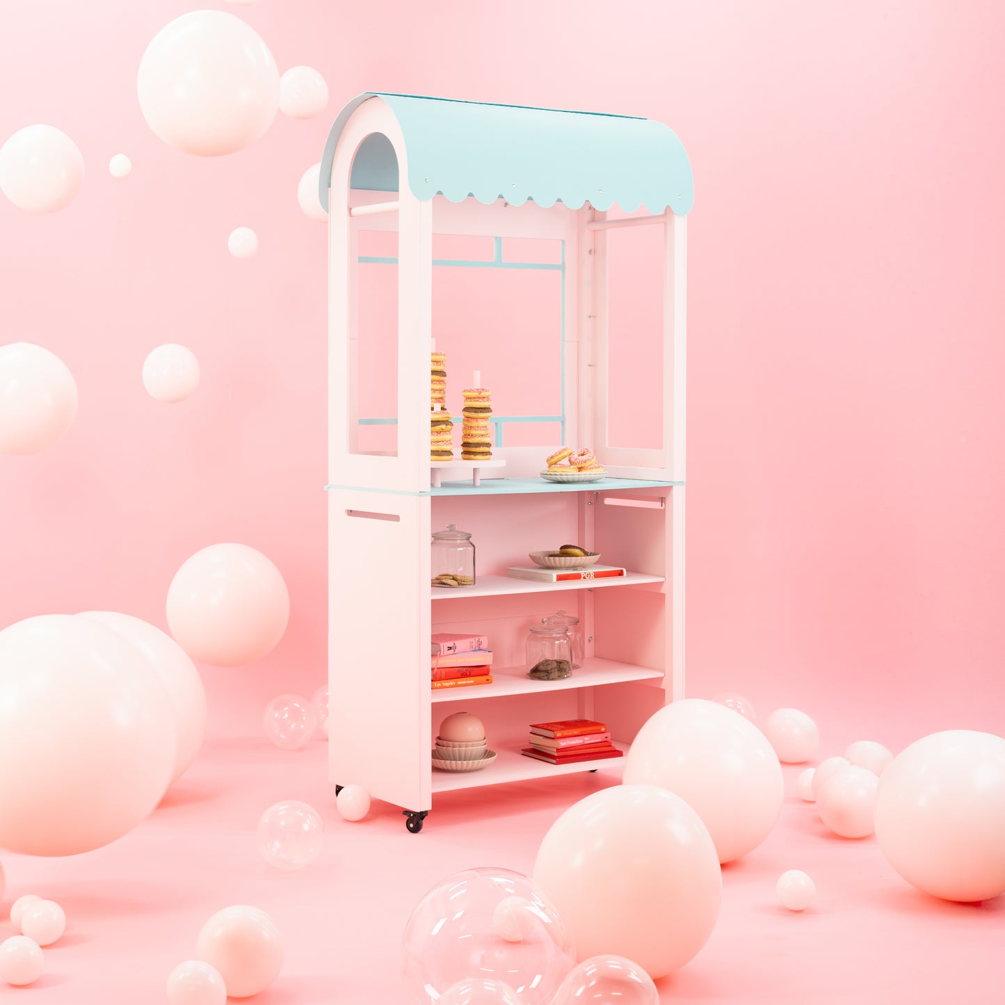 Branded food kiosk for trade shows, weddings, and corporate events