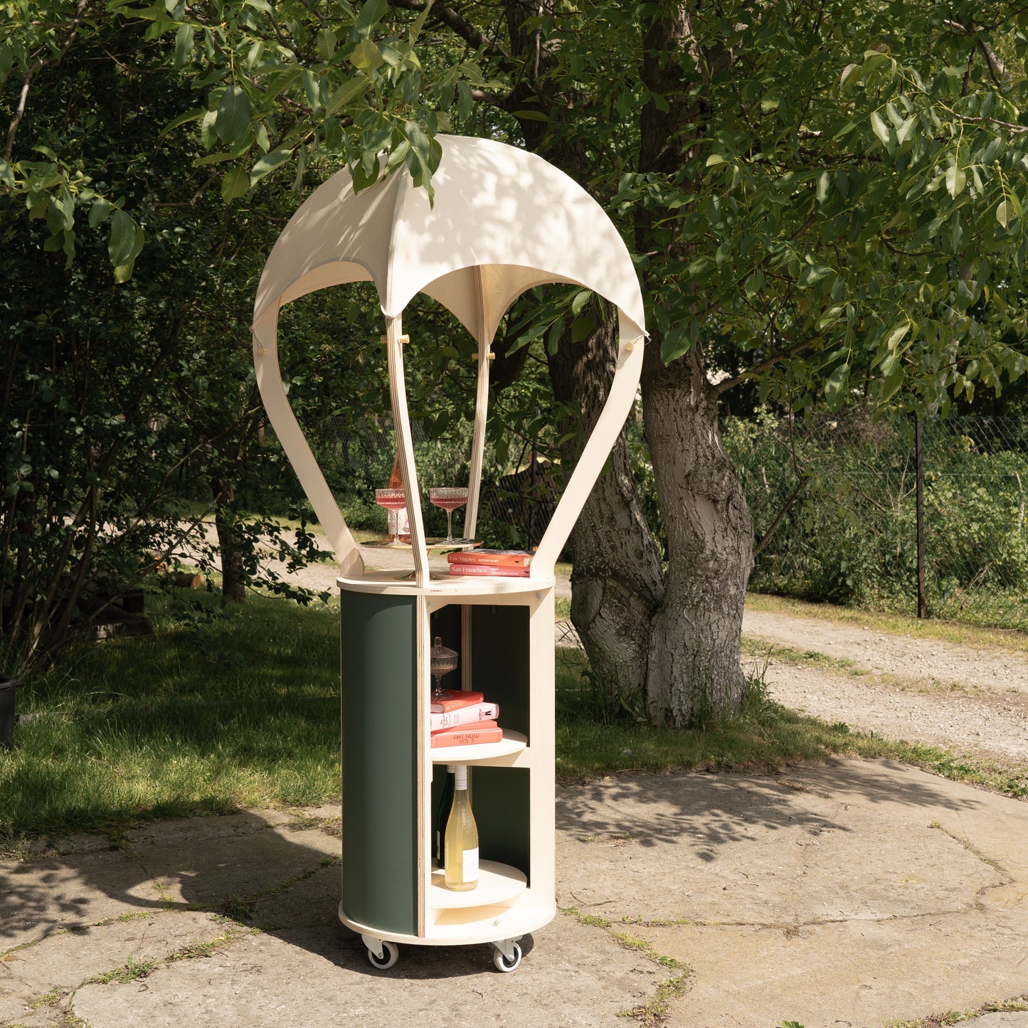 Balloon Display Cart VC-21-W-ML | custom color