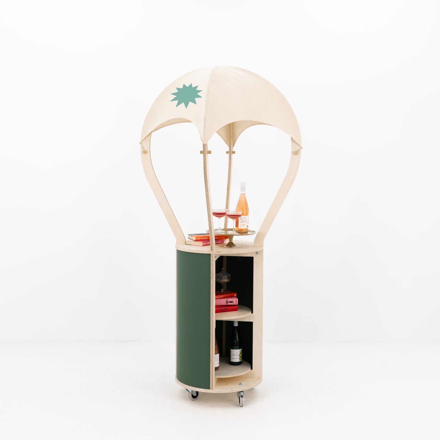 Balloon Display Cart VC-21-W-ML | custom color