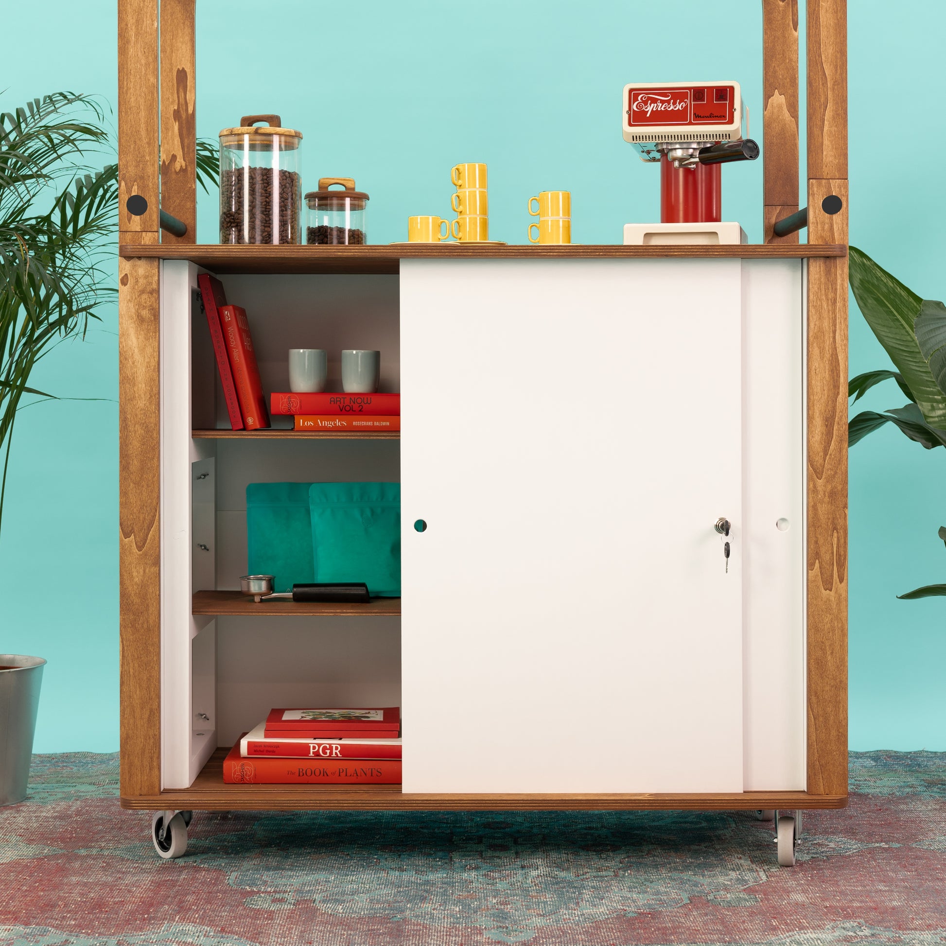 Custom branded snack station for community-driven events