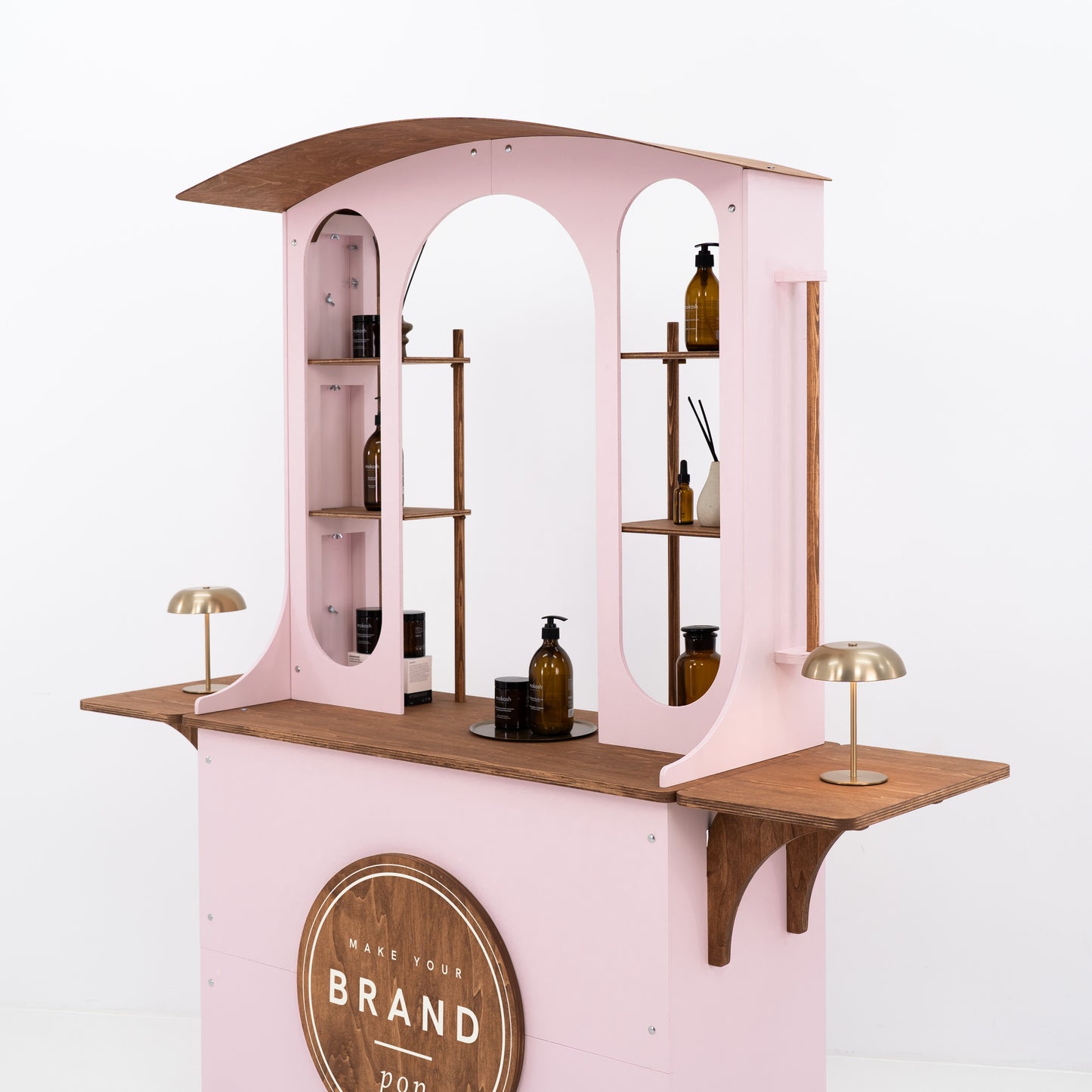 Mobile retail display with signage area