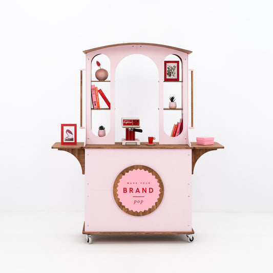 Mobile display cart for pop-up events