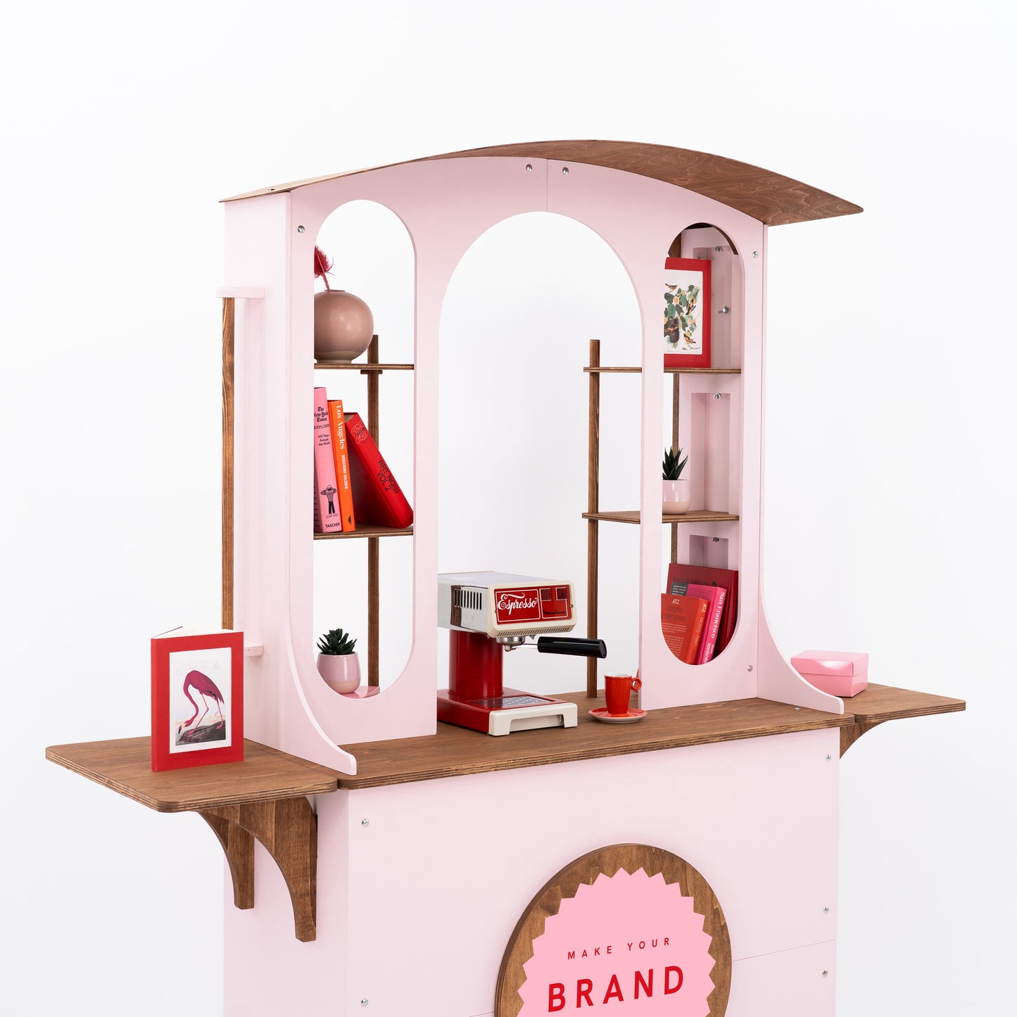 Retail cart setup with customizable panels
