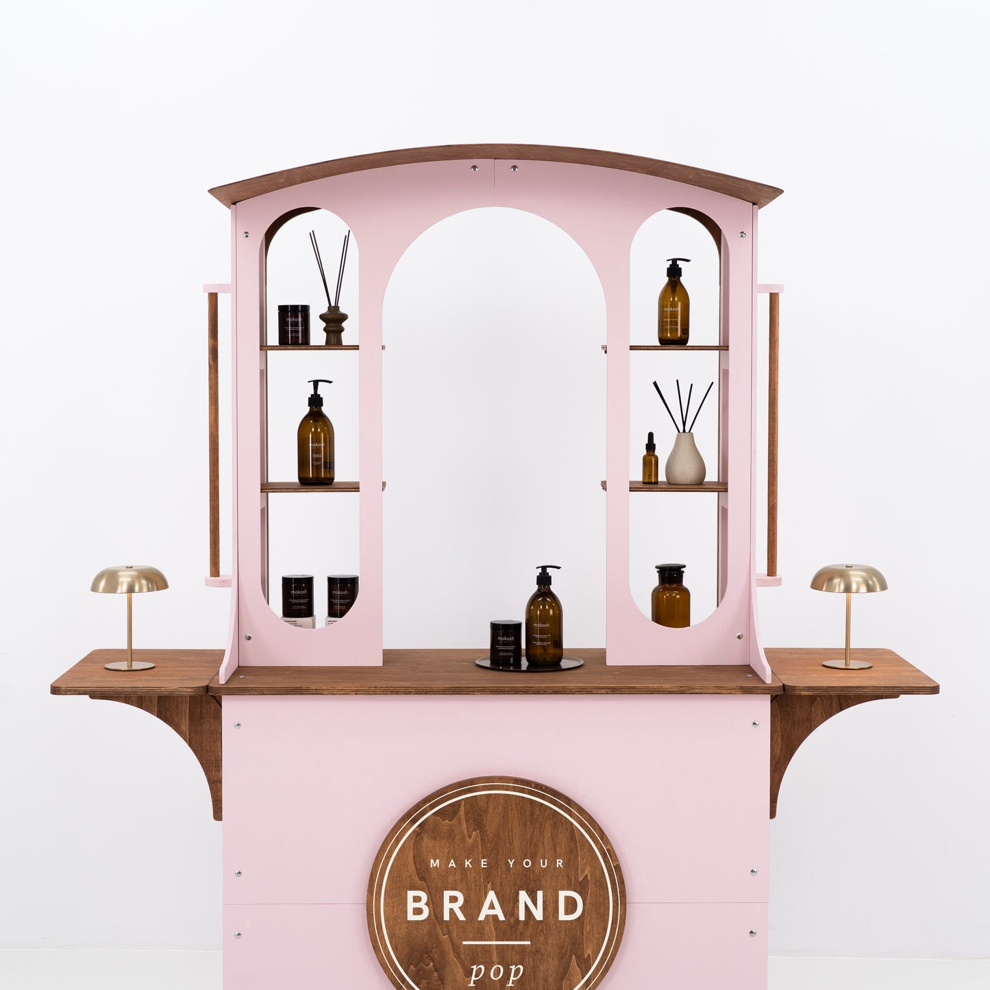 Custom color mobile cart for branding