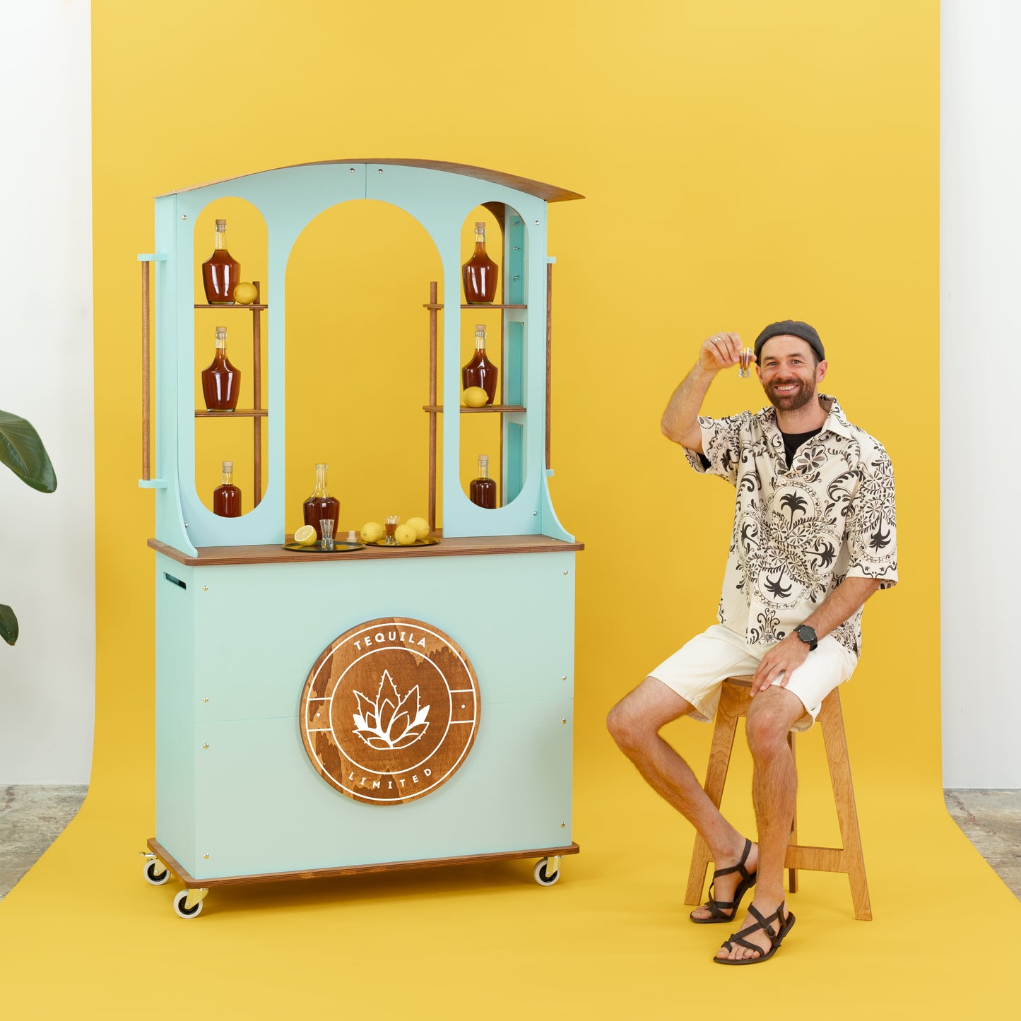 versatile cart for pop-up retail or promotional activations