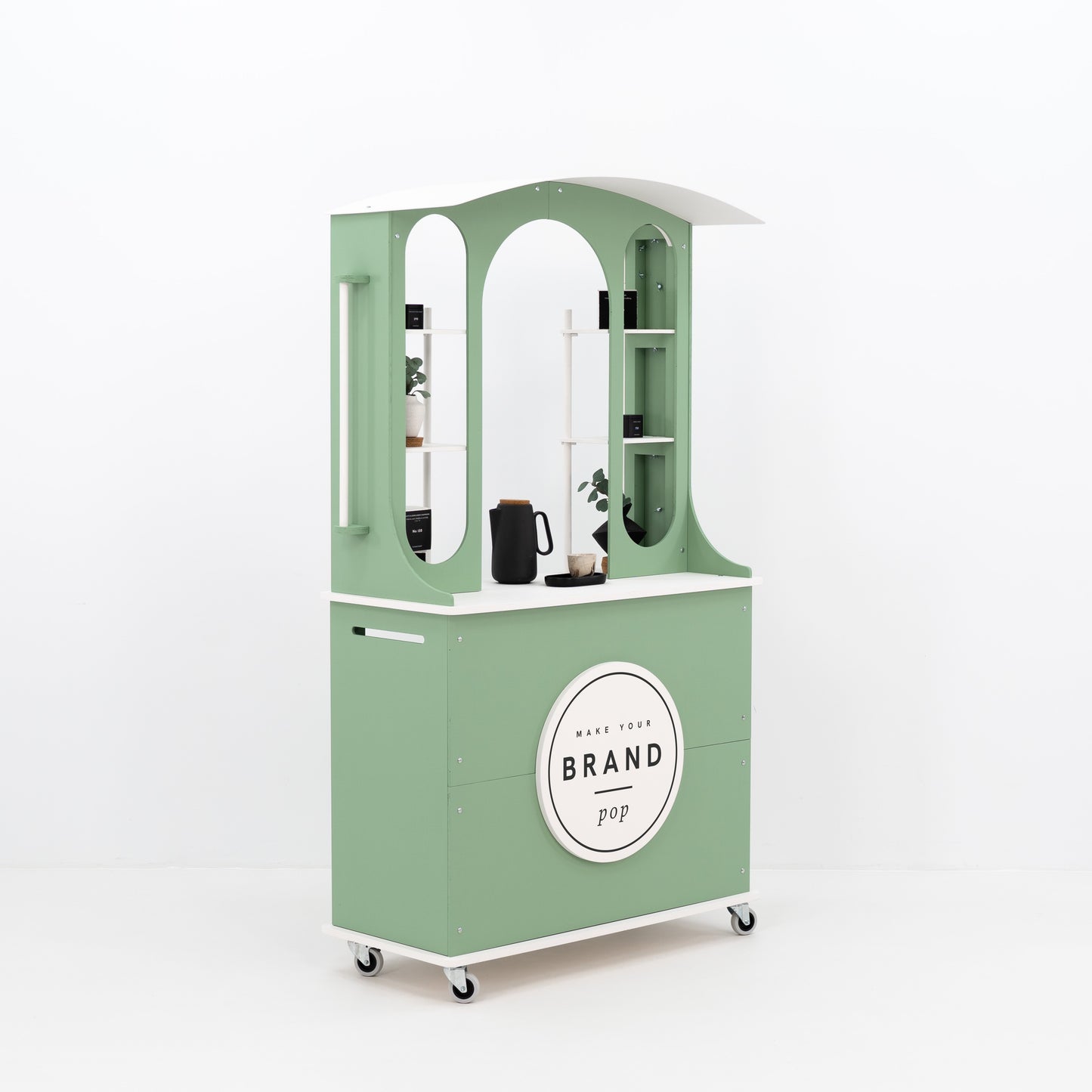 freestanding pop-up structure for immersive brand experiences
