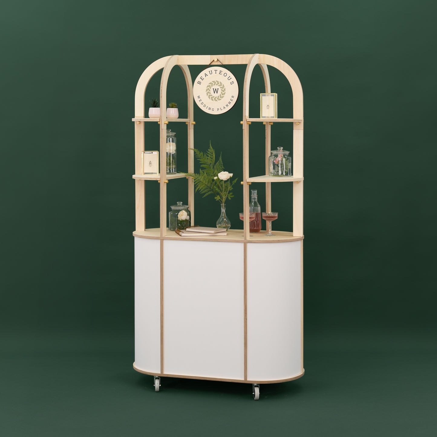Display cart for immersive event merchandising