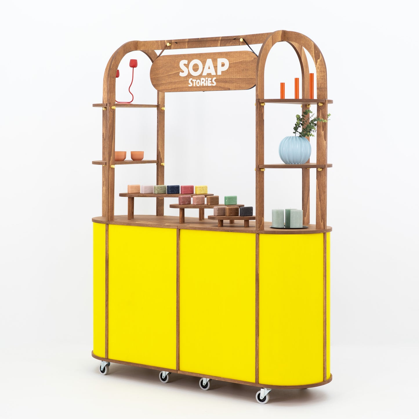 Large oval Customizable cart VC-29-W-ML | custom color