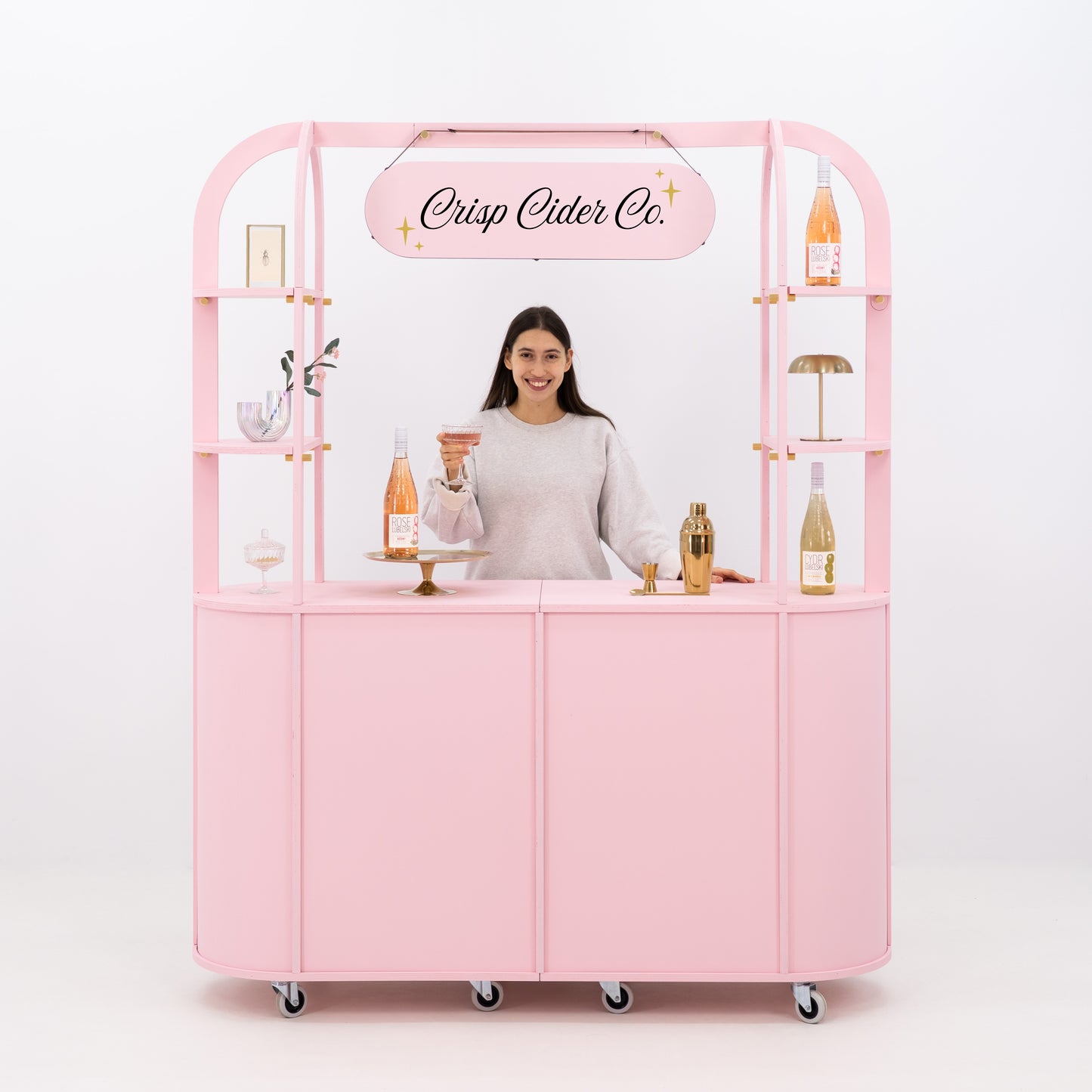Large oval Customizable cart VC-29-W-ML | custom color
