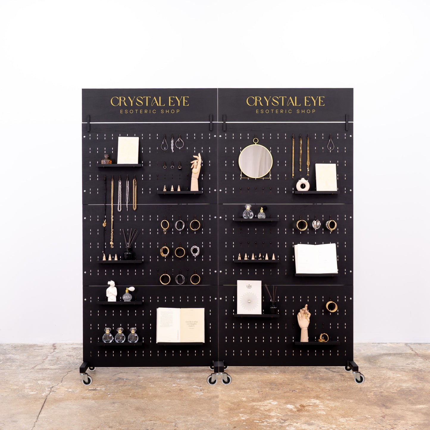 Pegboard wall VP-05-W-BL | black color