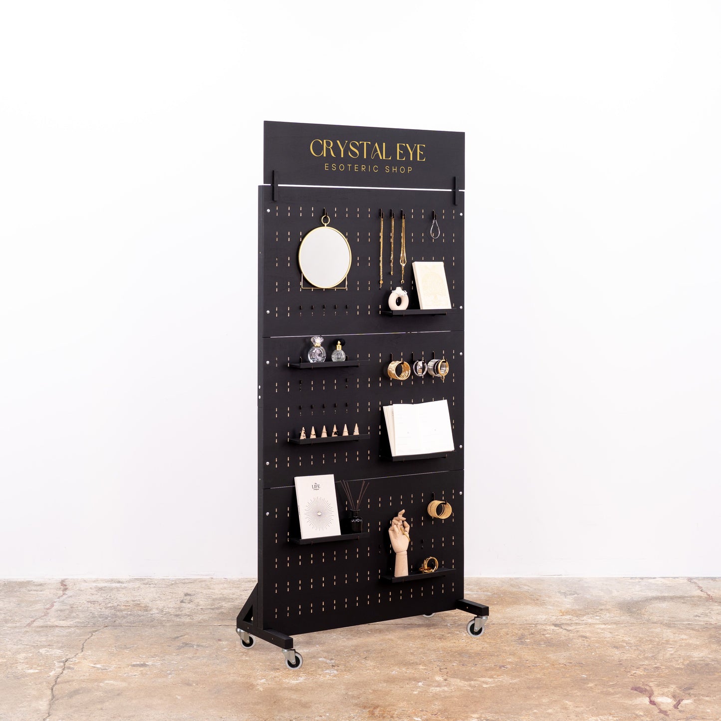 Pegboard wall VP-05-W-BL | black color