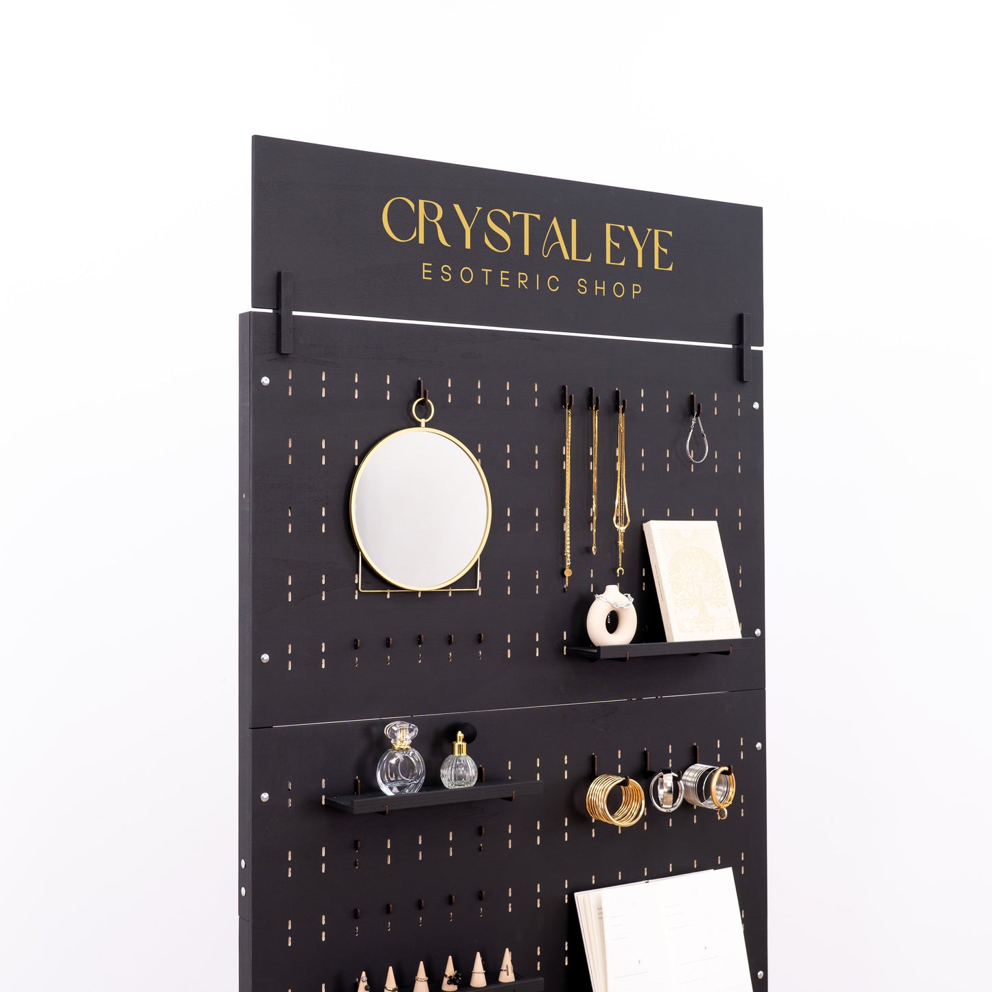 Pegboard wall VP-05-W-BL | black color