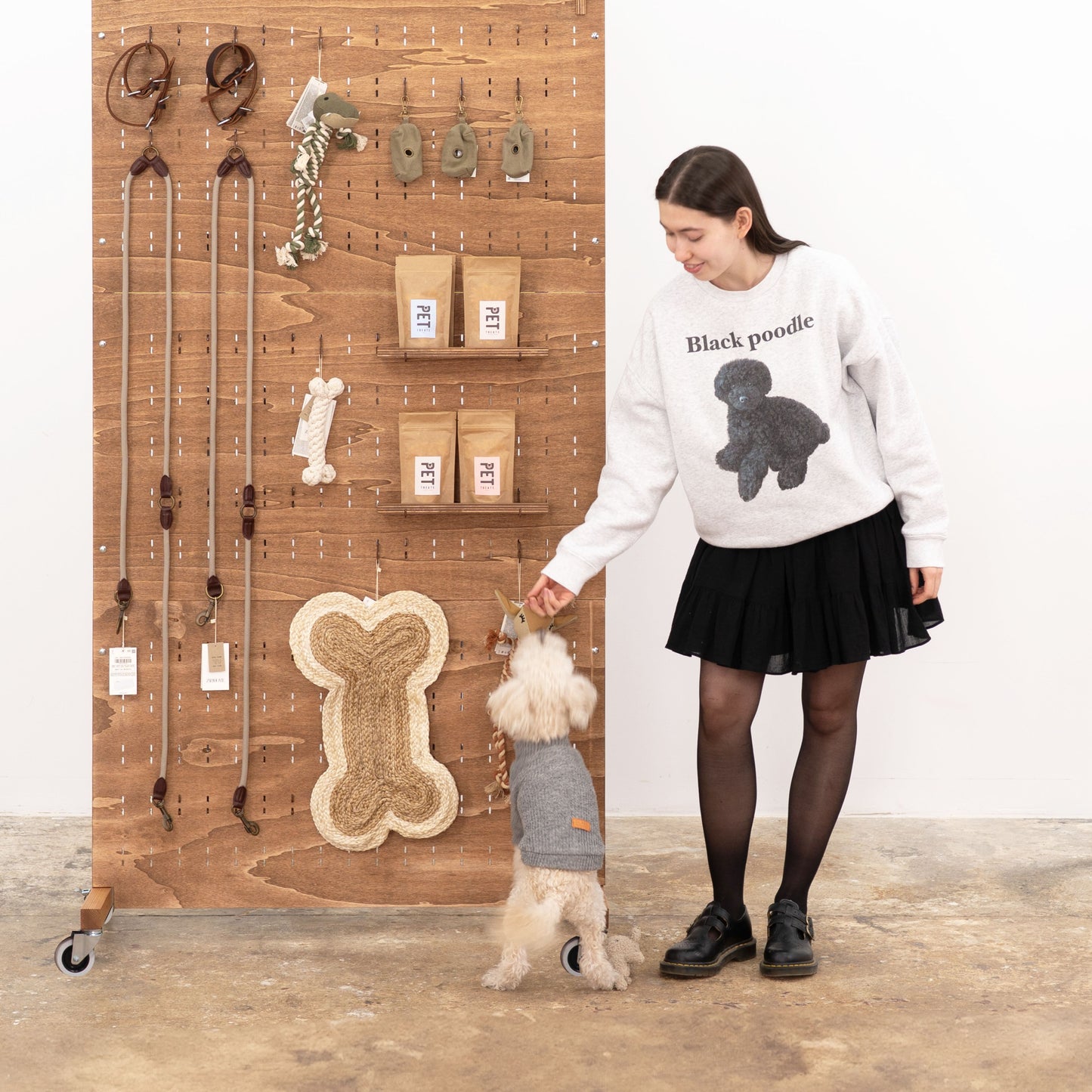 Pegboard wall VP-05-W-CF | coffee color