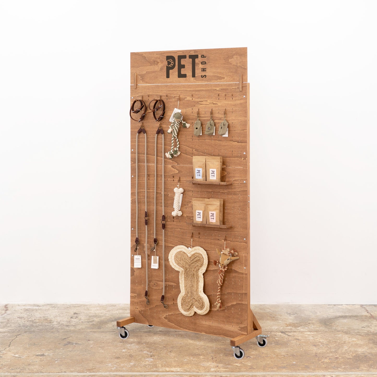 Pegboard wall VP-05-W-CF | coffee color