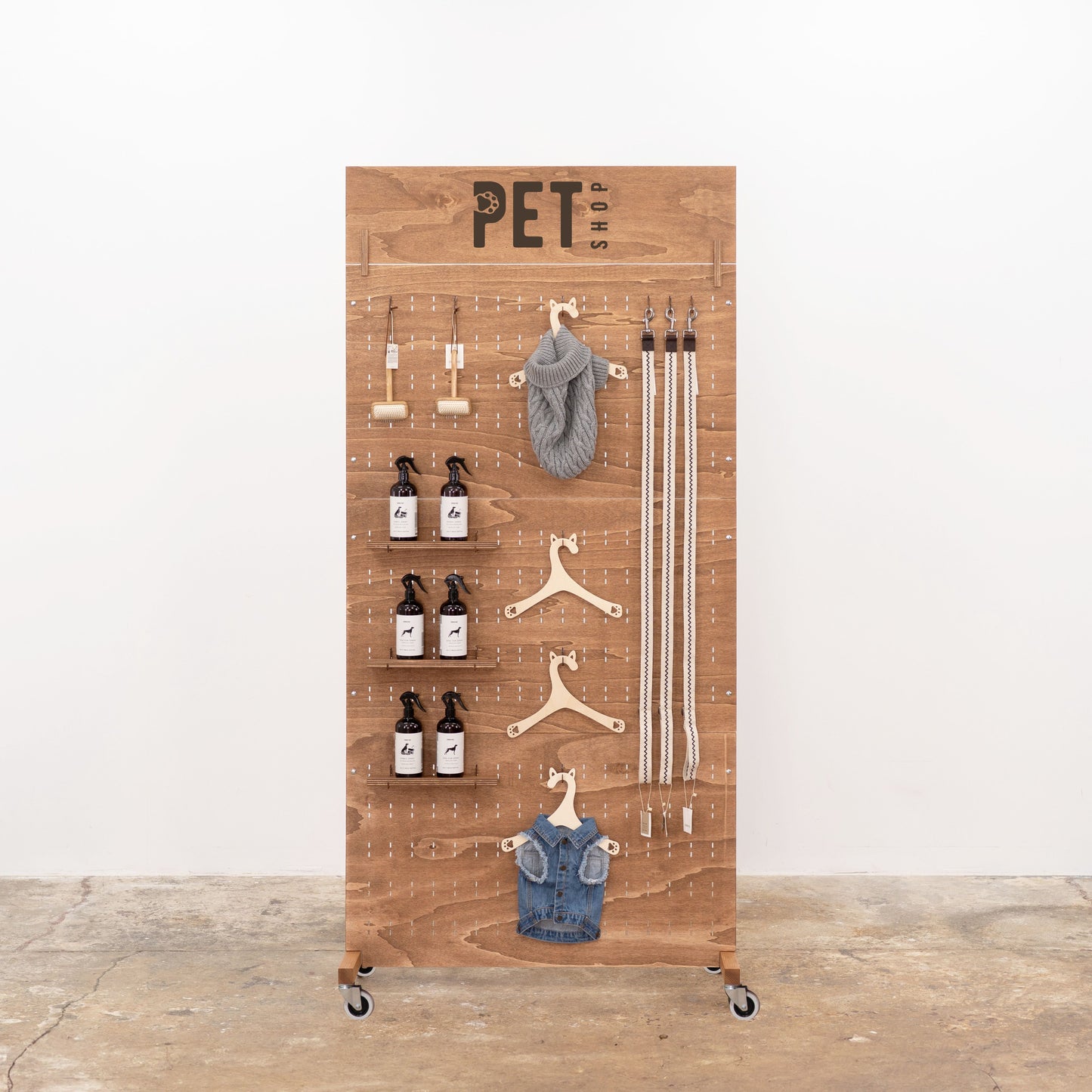 Pegboard wall VP-05-W-CF | coffee color