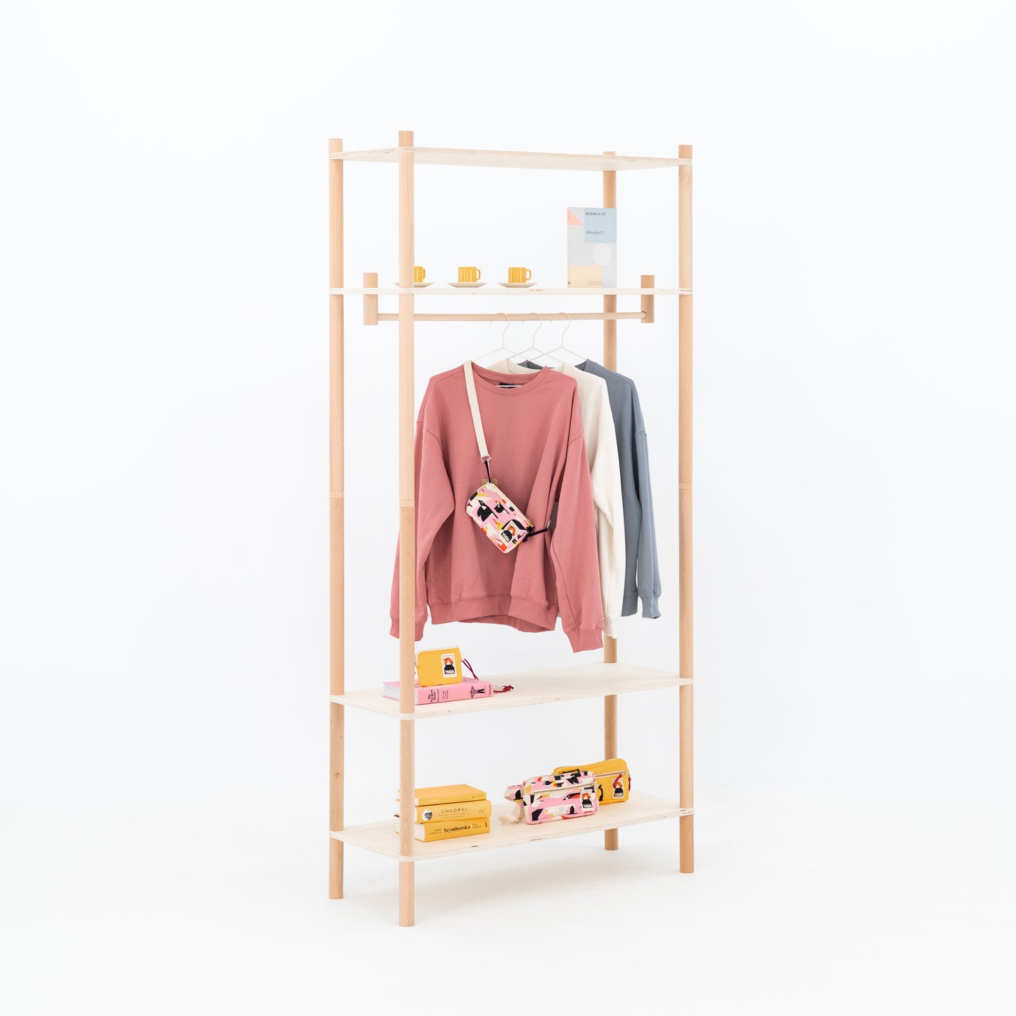 Retail setup with BAMBUK rack and minimal decor