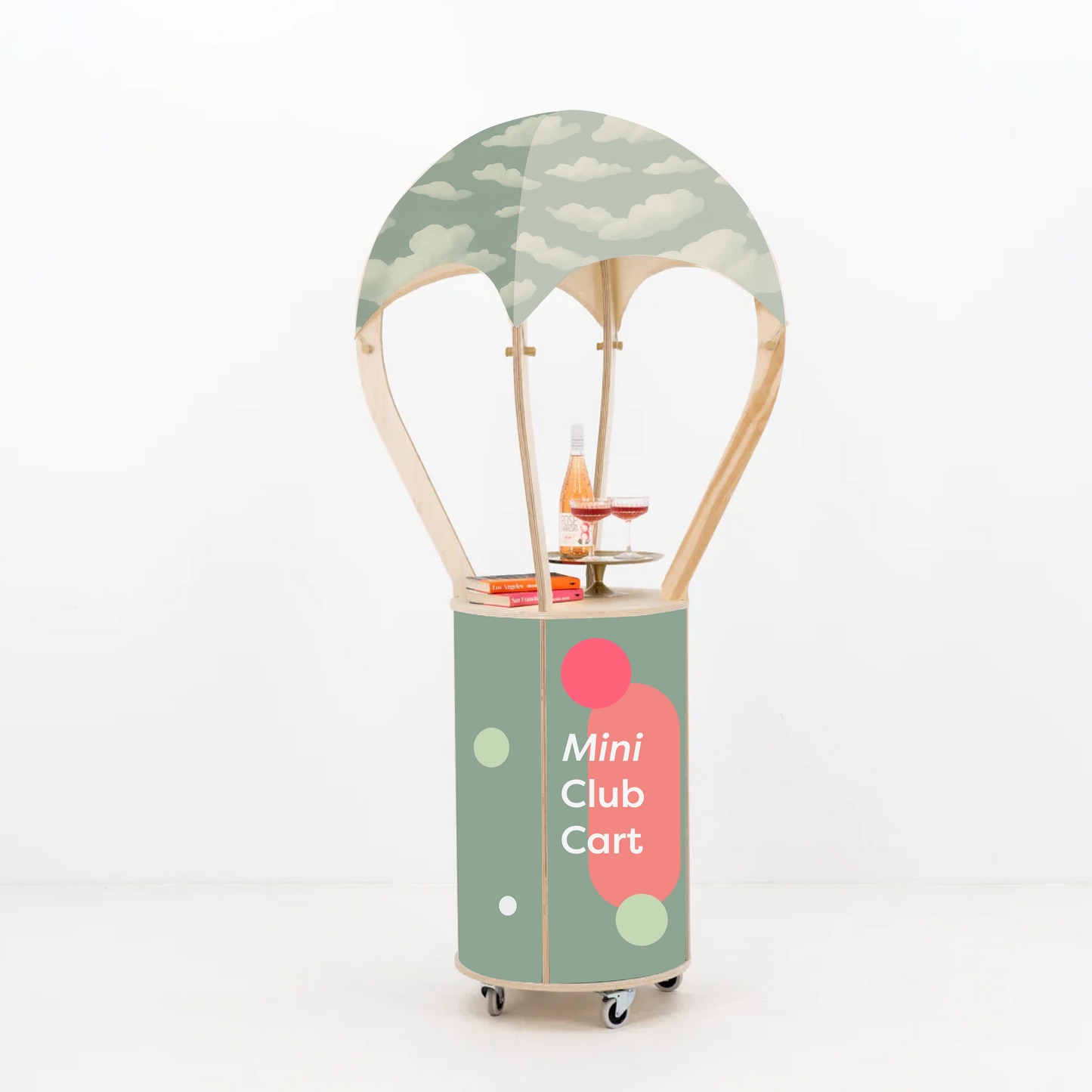 Balloon display cart for events and retail activations