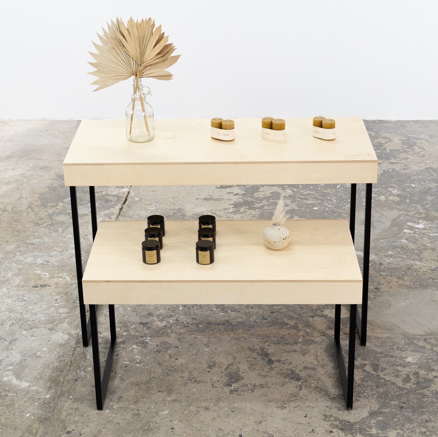 2 display tables SC-05-NT, foldable nesting tables