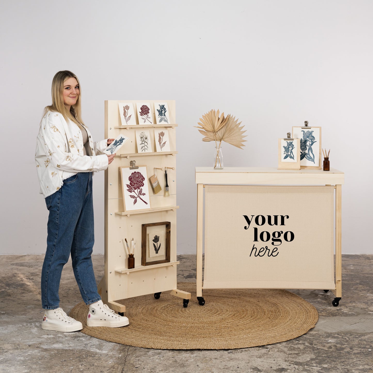 SET Oklahoma - Compact Booth Setup, faltbar, tragbar, für Messen, Handwerksmessen und Events | Milimetry